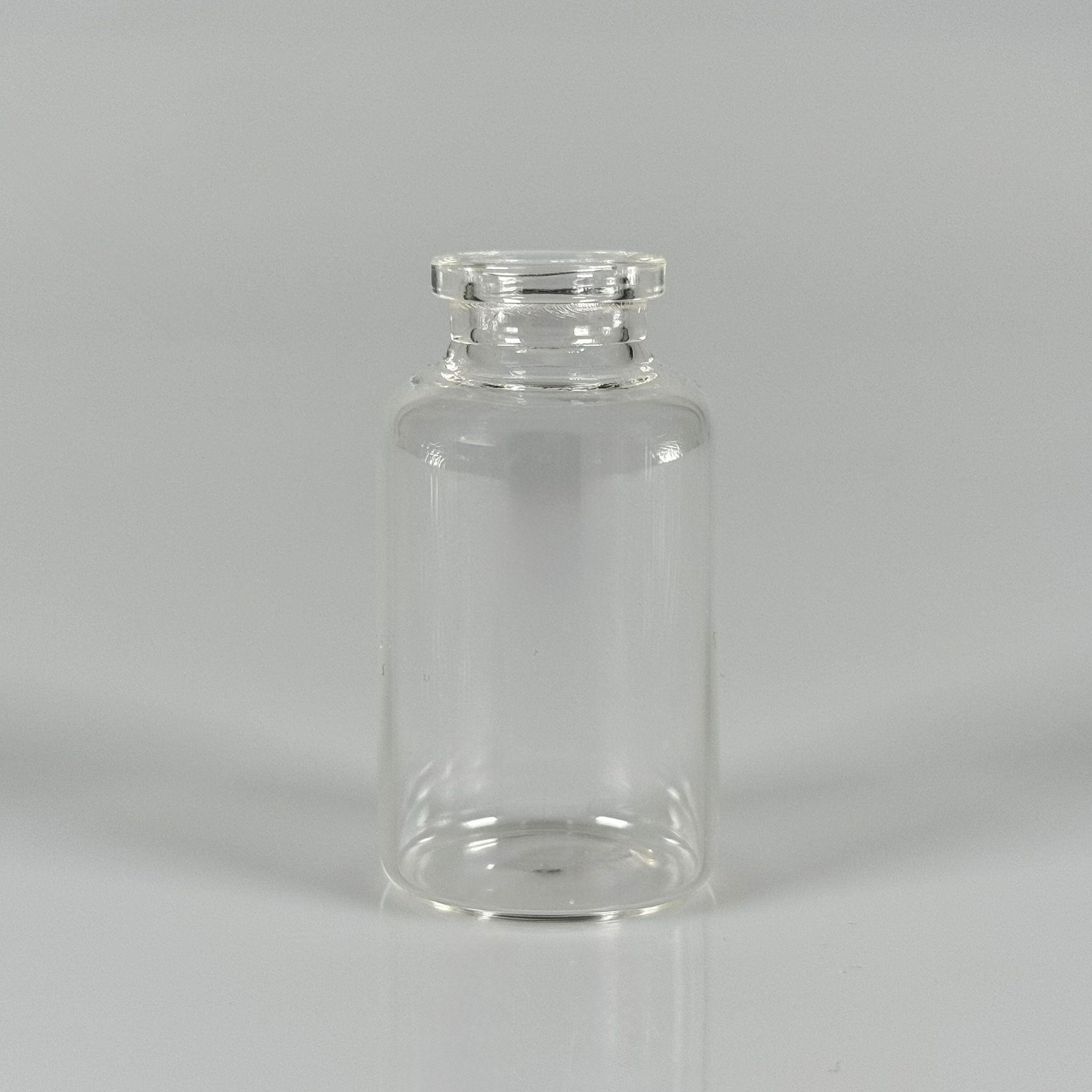 BOROSİLİKAT ŞEFFAF CAM ŞİŞE - 25 CC - 30x55 MM - ÇEKME CAM BORU FLAKON İNCE PENİSİLİN ŞİŞESİ - AĞIZ ÇAPI 20 MM