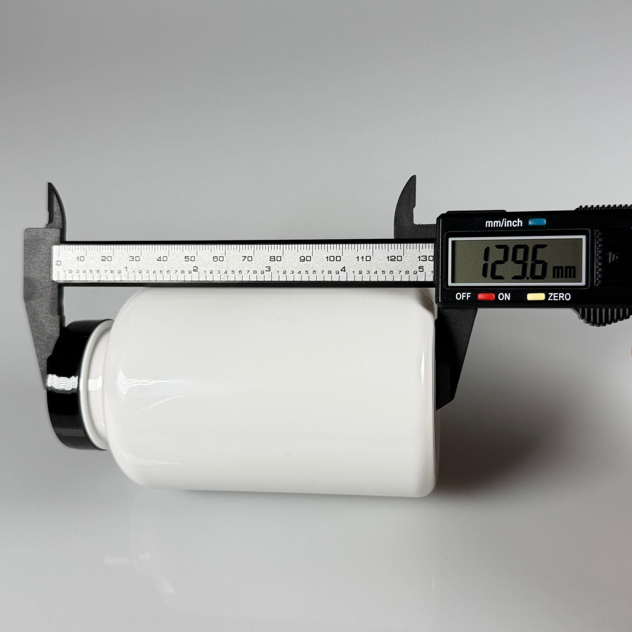 400 CC BEYAZ PET TABLET ŞİŞESİ - SİYAH KAPAKLI - 400 ML KAPSÜL KUTUSU - İLAÇ ŞİŞESİ - MEDİKAL HAP ŞİŞESİ - FARMASÖTİK KAVANOZ