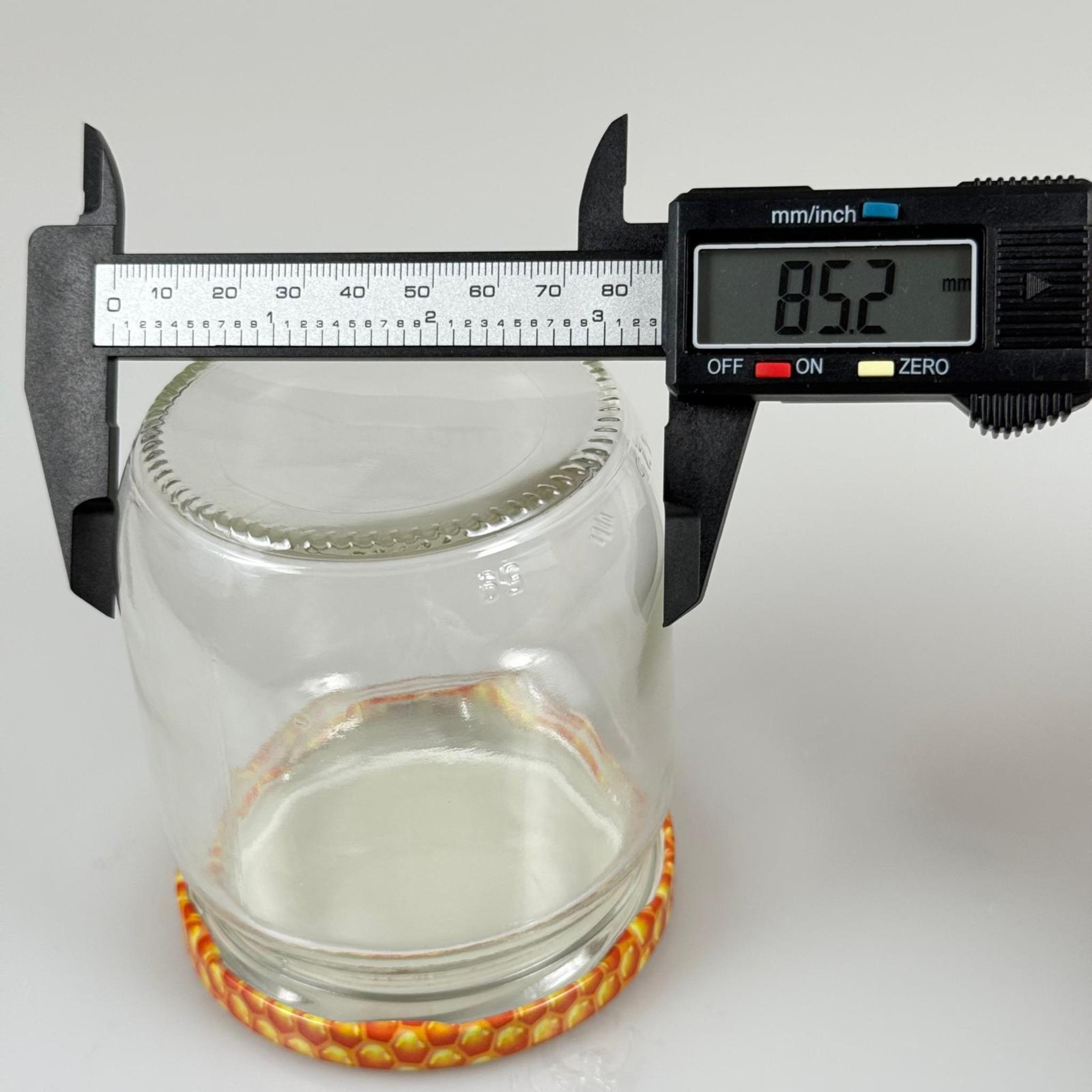 425 CC CAM KAVANOZ - PETEK METAL KAPAKLI - 425 ML PAŞABAHÇE BAL , PEKMEZ , KONSERVE , MAGNOLİA VB KAVANOZLARI