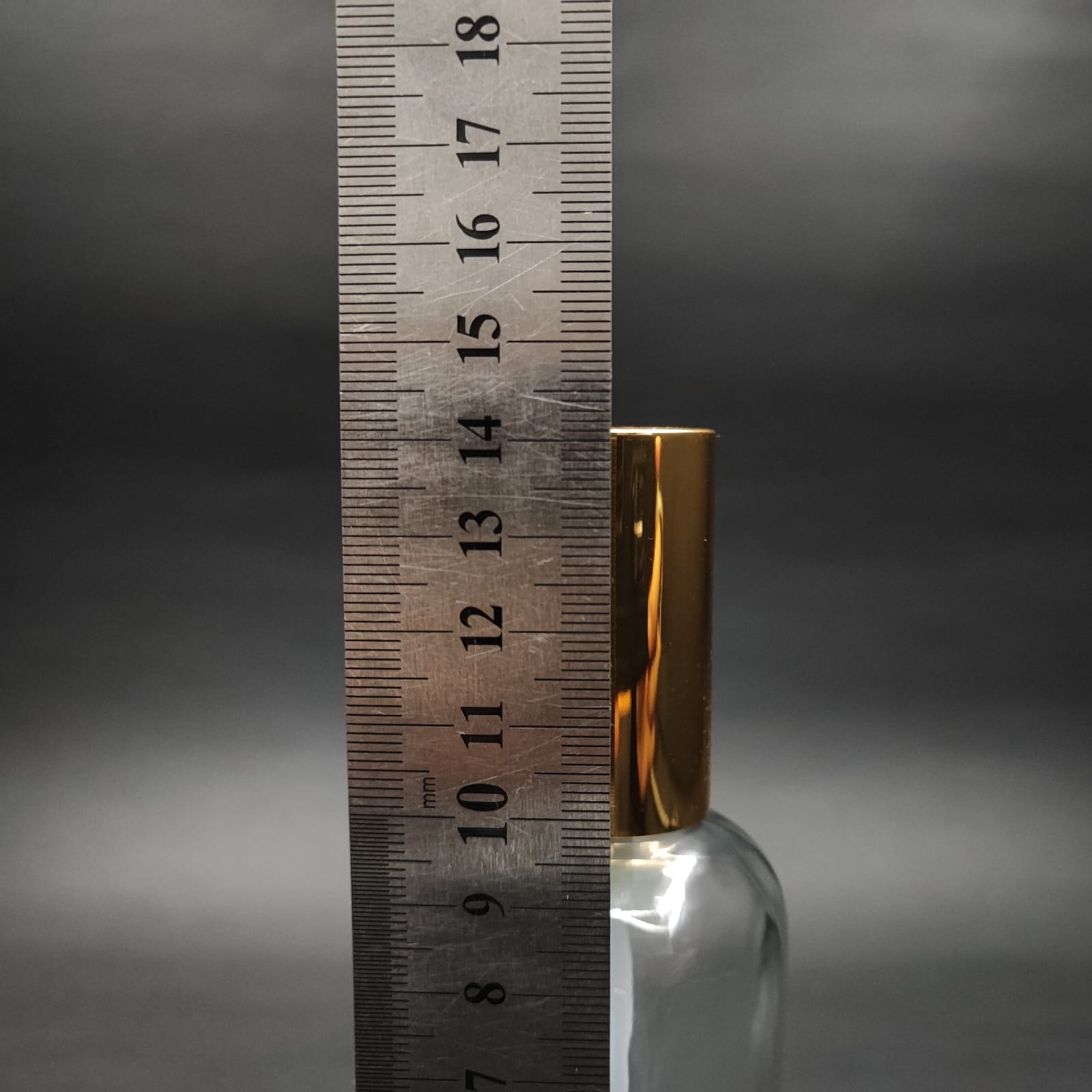 100 ML LÜKS VİDALI VALF ÇEVİRME PARFÜM ŞİŞELERİ - 100 CC ŞEFFAF CAM ŞİŞE - GOLD METAL SPREYLİ KAPAKLI SET