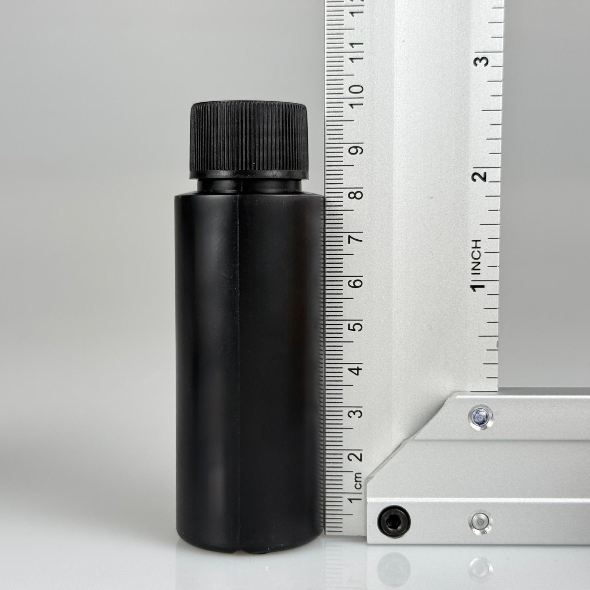 50 CC SİYAH POLİETİLEN PLASTİK ŞİŞE + SİYAH KAPAKLI + KOLONYA TIPALI TAKIM  - 50 ML PLASTİK ŞİŞE