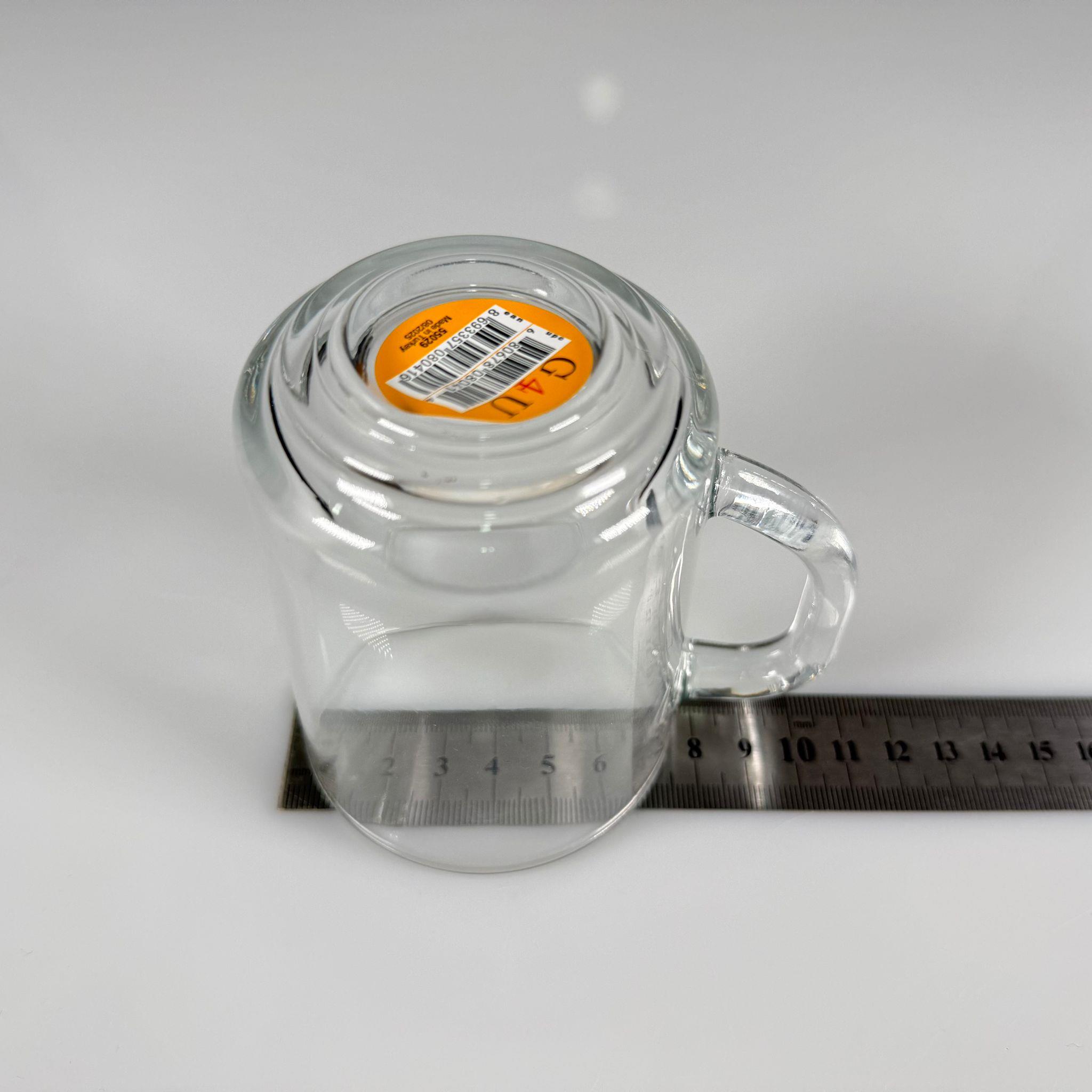 55029 PAŞABAHÇE CAM KUPA - KULPLU SU BARDAĞI - TEKLİ - KULPLU BARDAK 1110137  KOD CAM BARDAK 250 CC