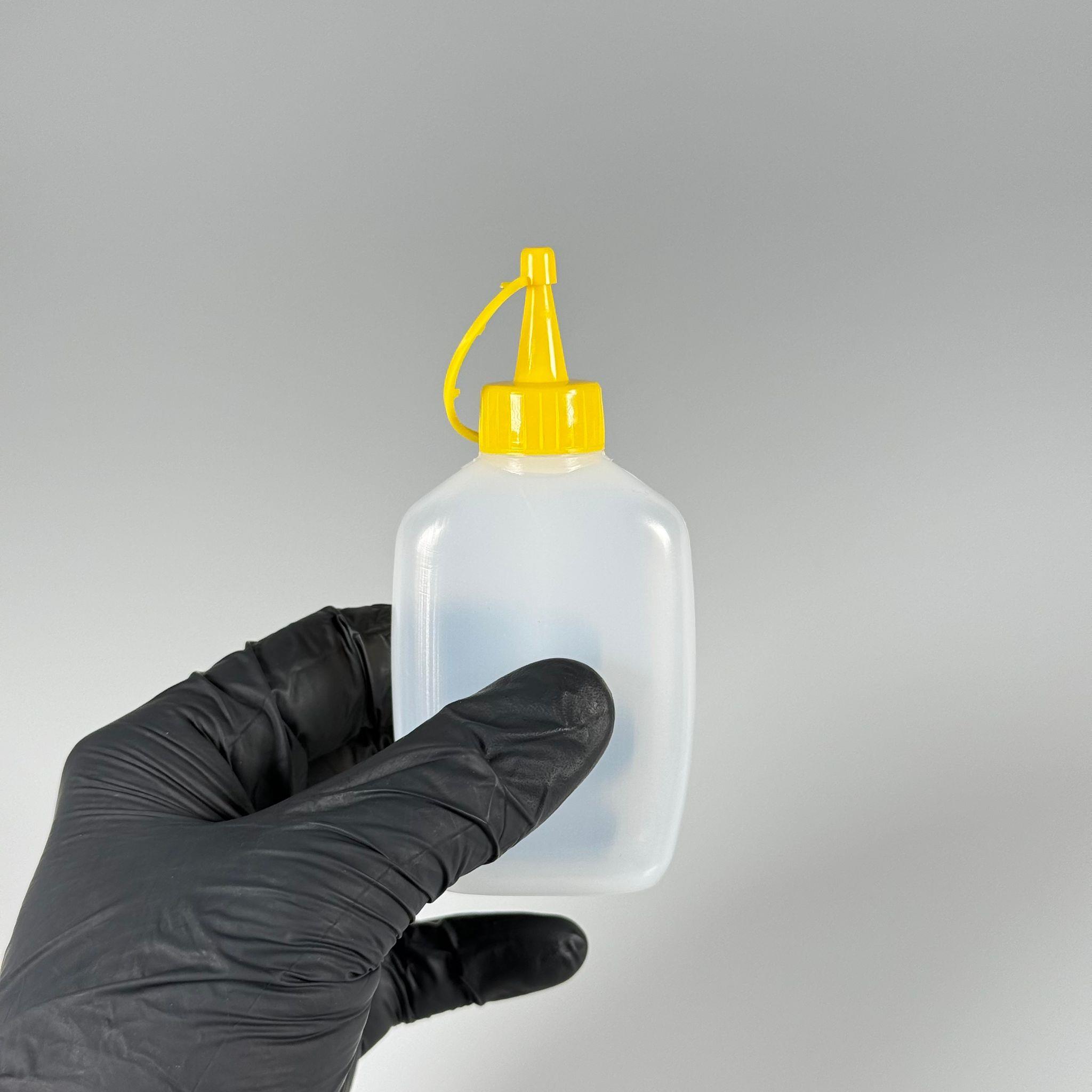 60 CC CEP BOY SIKILABİLİR YAĞDANLIK SARI AKITICI KAPAKLI - SARI KÖR TIPALI - 60 ML PLASTİK BOŞ MAKİNE YAĞI ŞİŞESİ