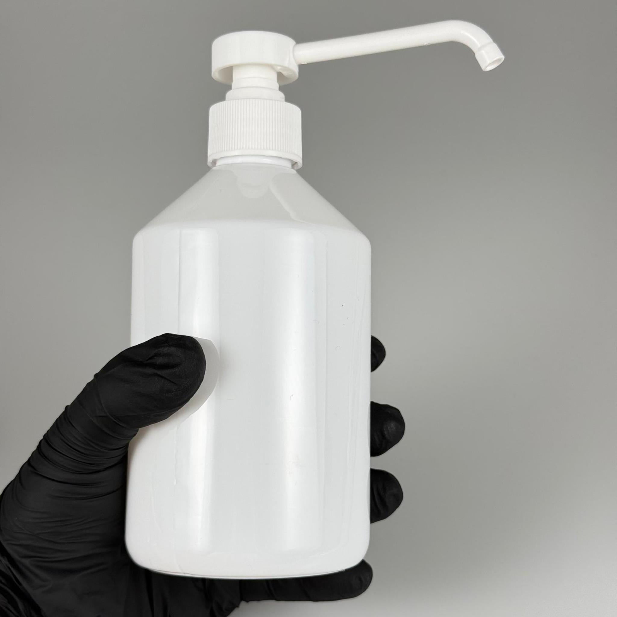 500 CC BEYAZ PET ŞİŞE - 500 ML BEYAZ PLASTİK ŞİŞE DİSPANSİYER POMPALI - PÜSKÜRTÜCÜ SPREY POMPALI PET ŞİŞE