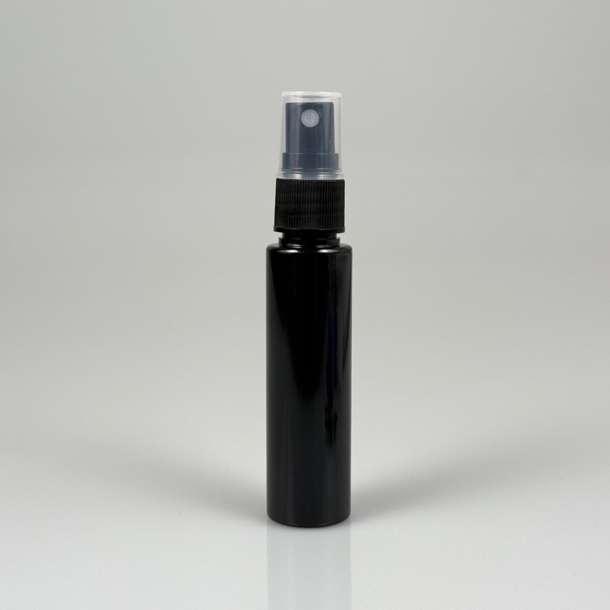 35 CC PET ŞİŞE SİYAH - SİYAH SPREYLİ - 35 ML PLASTİK SPREY ŞİŞE