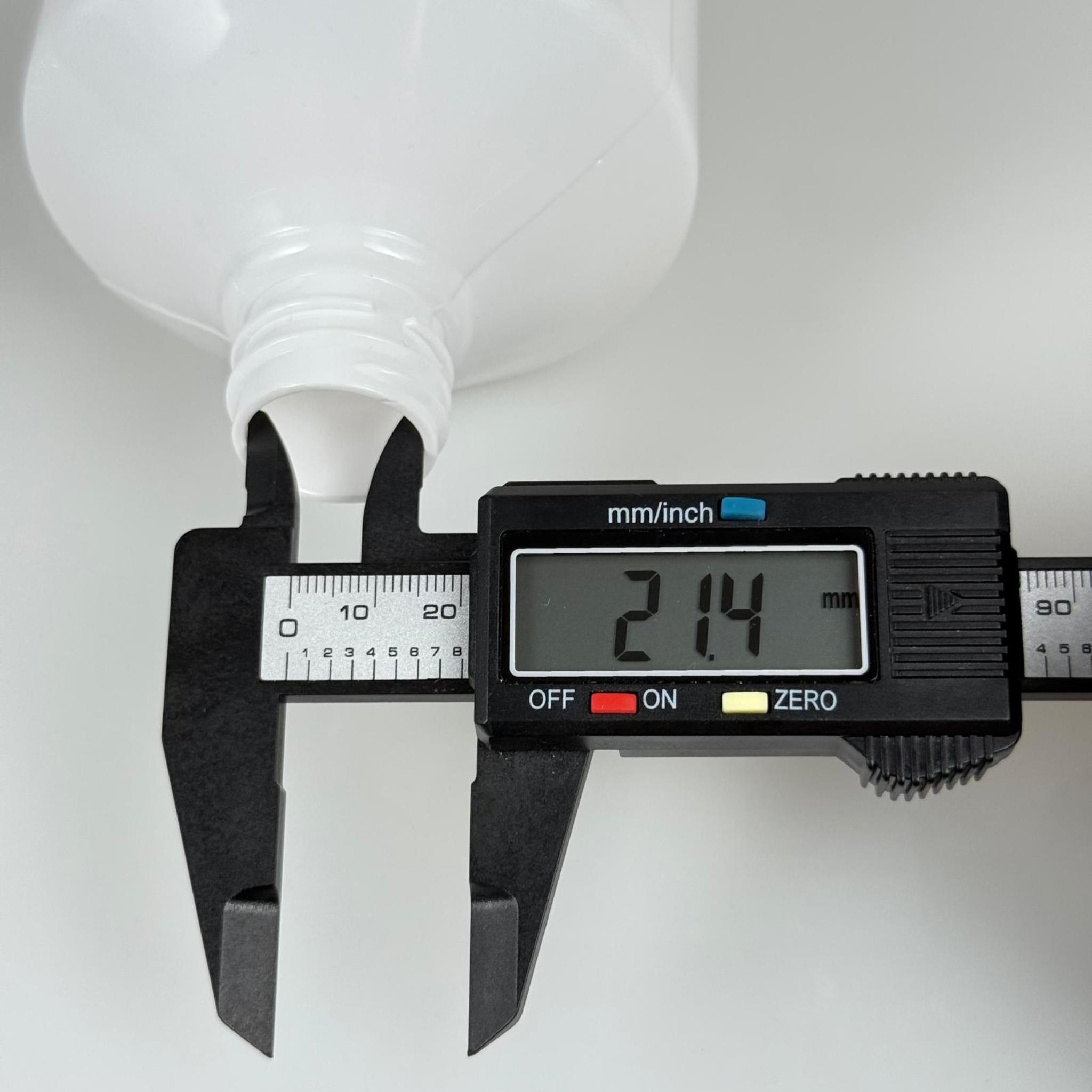 950 CC BEYAZ SERT PLASTİK ŞİŞE KAPAKSIZ (28 AĞIZ) - 950 ML BEYAZ PET ŞİŞE - KALIN (45 GR)
