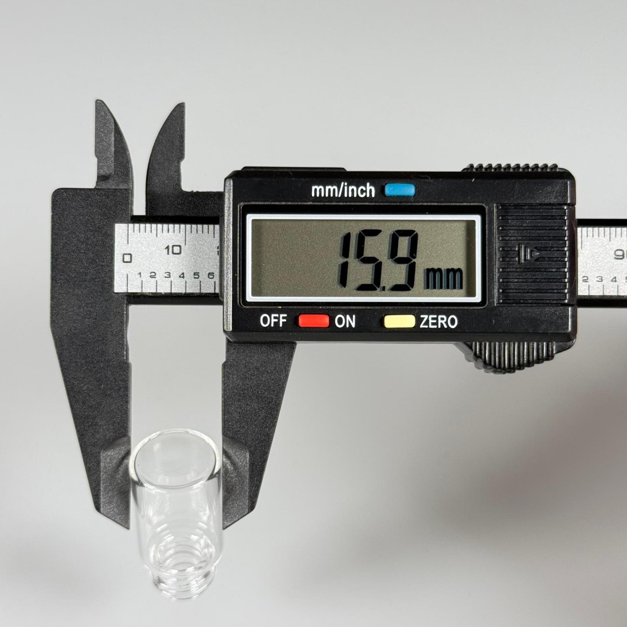 3 CC ŞEFFAF CAM ŞİŞE - 14 MM VİDALI AĞIZ - KAPAKSIZ 3 ML CAM ŞİŞE