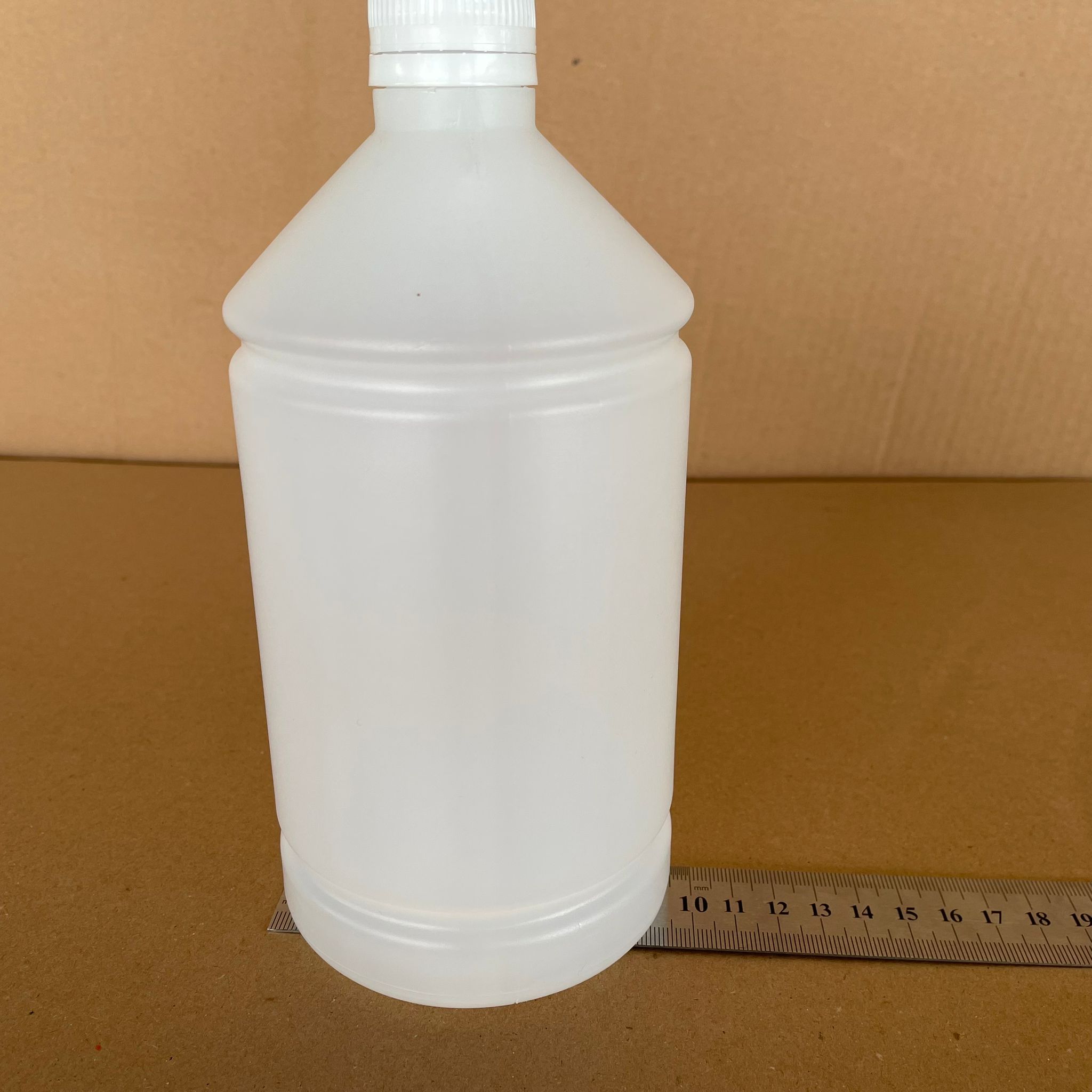 1000 CC TİNER ŞİŞESİ - BEYAZ KİLİTLİ KAPAKLI - 1000 ML KİMYASALA DAYANIKLI PLASTİK ŞİŞE - 1 LT POLİETİLEN ŞİŞE