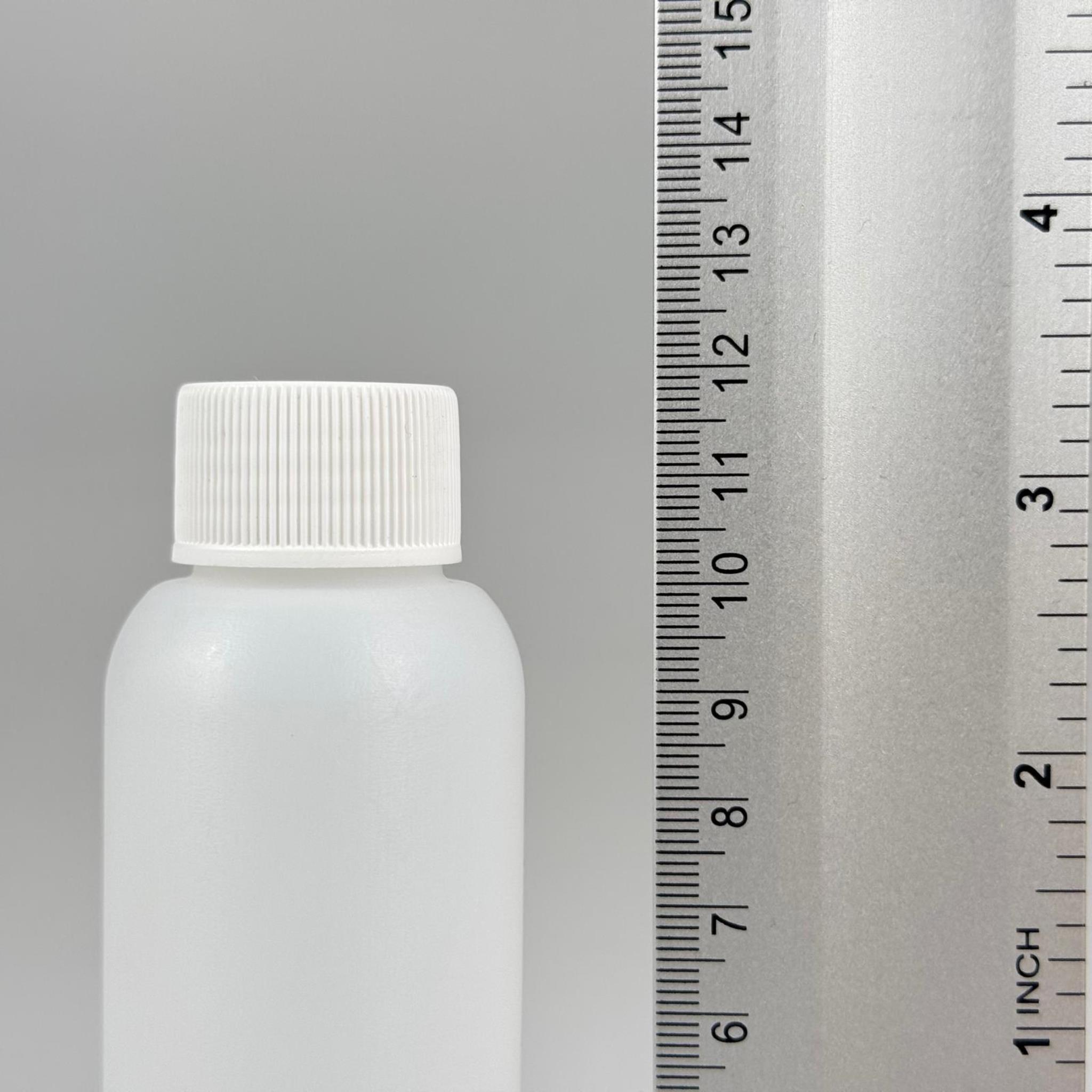 100 CC NATÜREL SERT POLİETİLEN ŞİŞE + BEYAZ KAPAKLI  ( 24 MM ) - 100 ML SERT POLİETİLEN ŞİŞE