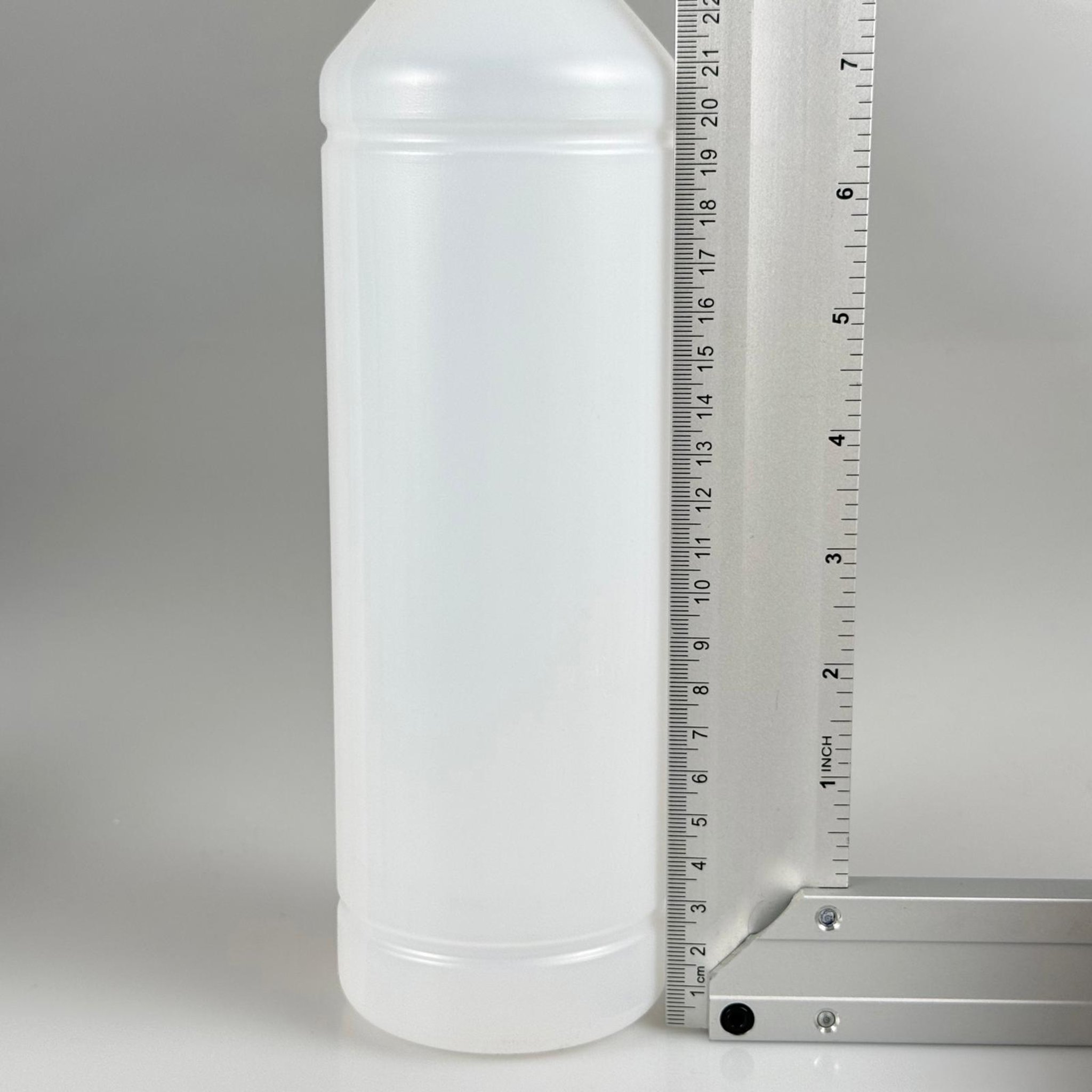 1000 CC UZUN TİNER ŞİŞESİ - KÖPÜK CONTALI BEYAZ KAPAKLI + AKITICILI SİVRİ SARI KARTUŞ KAPAKLI - 1000 ML KİMYASALA DAYANIKLI PLASTİK ŞİŞE - 1 LT POLİETİLEN ŞİŞE UZUN