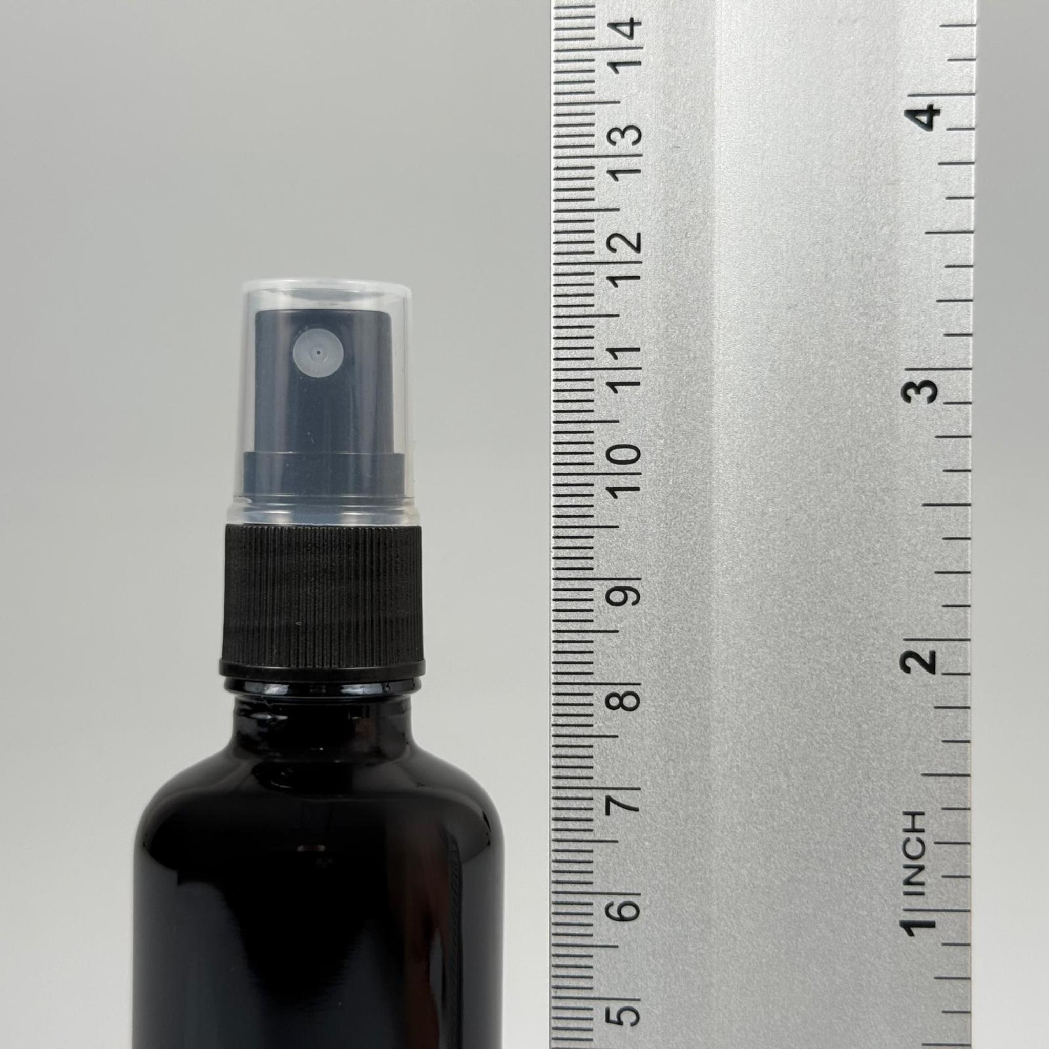 50 CC SİYAH CAM ŞİŞE SİYAH SPREYLİ TAKIM - 50 ML PARFÜM ŞİŞESİ
