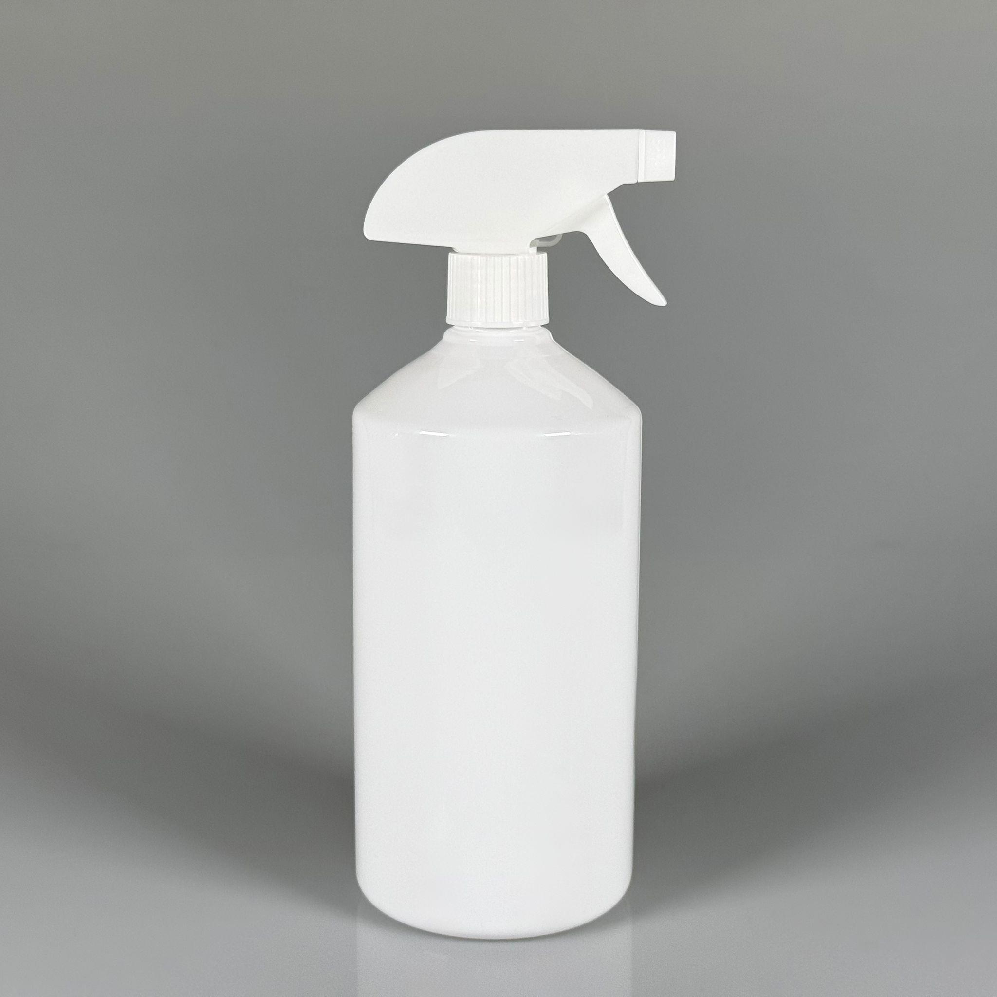 950 CC BEYAZ SERT PLASTİK ŞİŞE - BEYAZ TETİK TRİGER - 950 ML BEYAZ PET ŞİŞE - KALIN (45 GR)