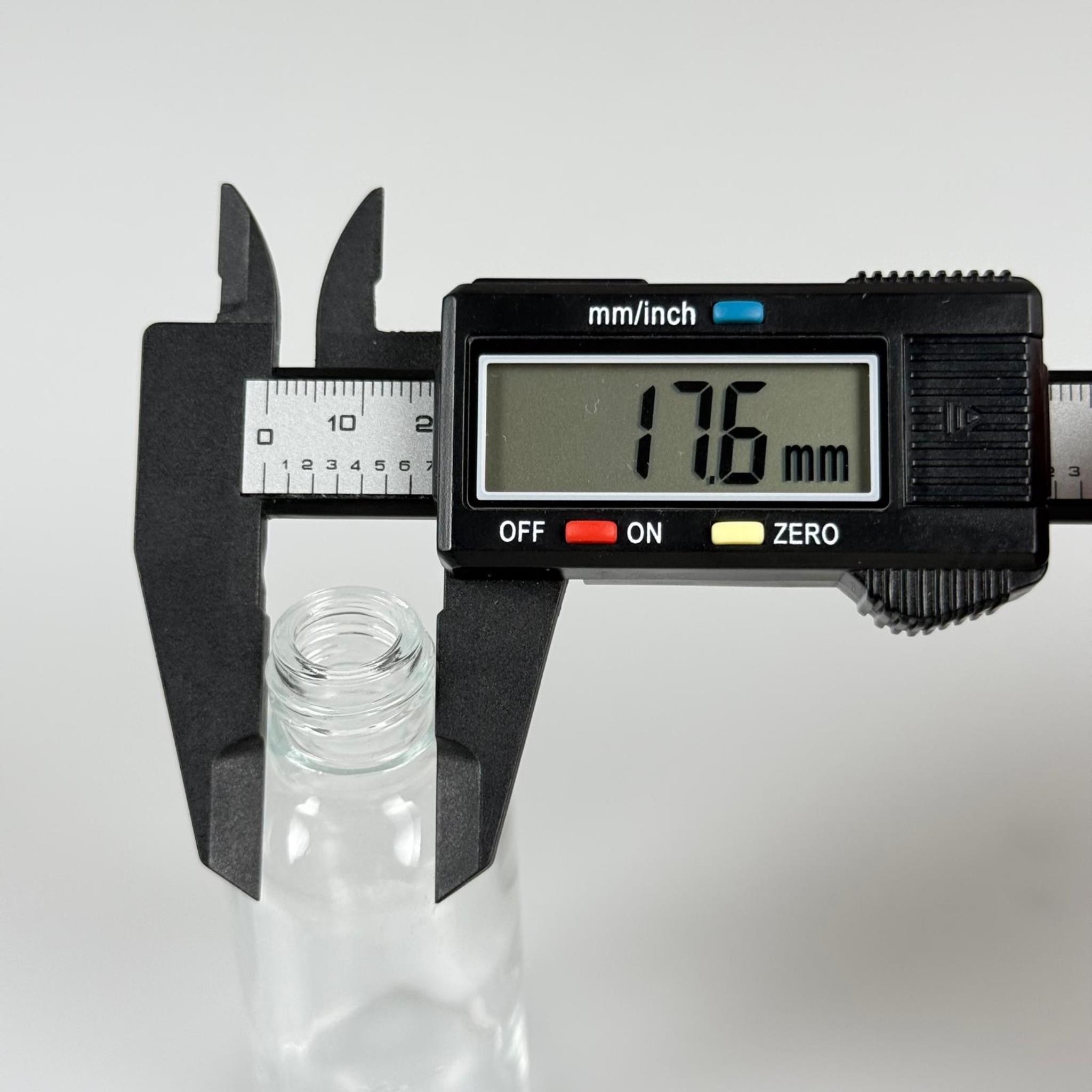 30 CC ŞEFFAF CAM ŞİŞE 18 MM AD