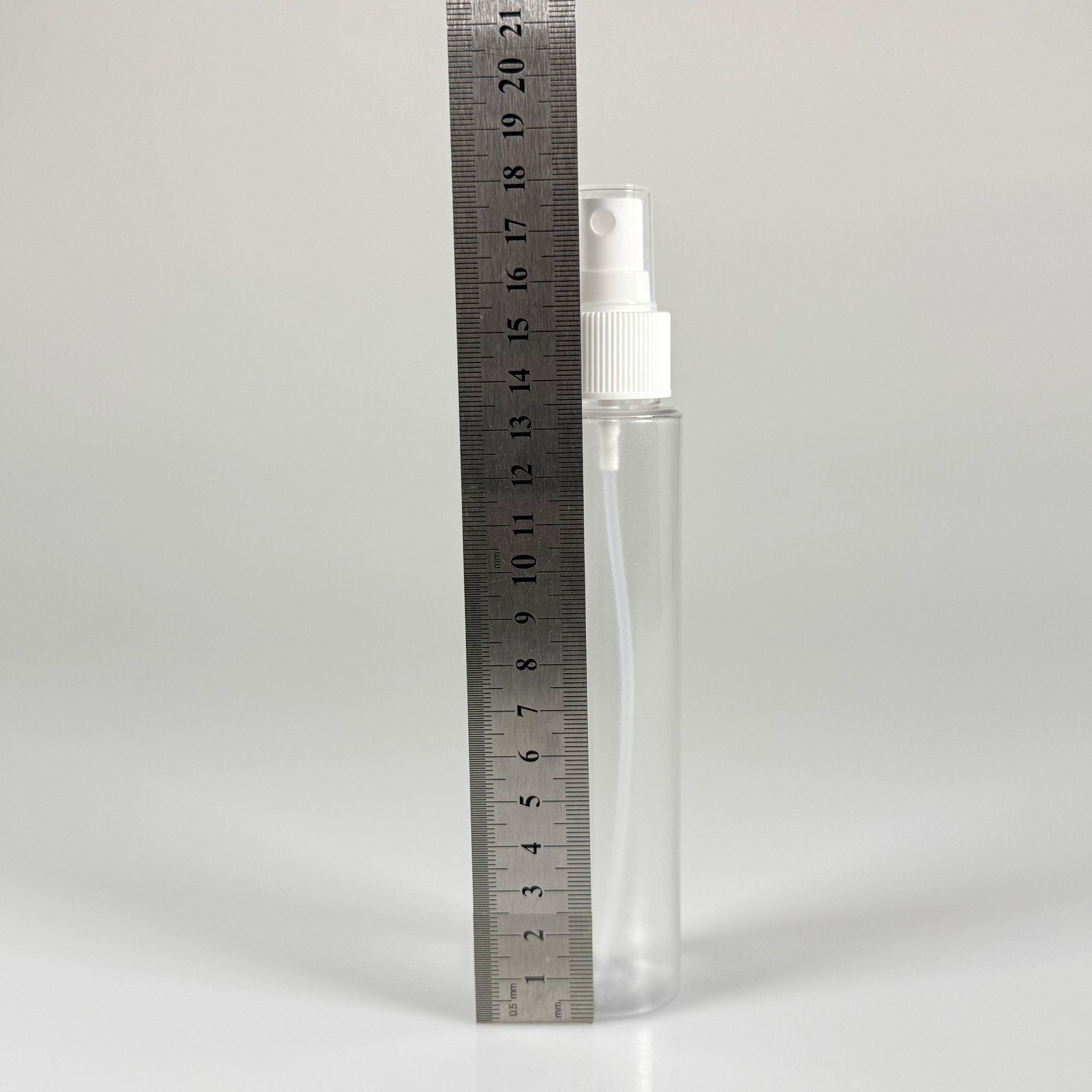 100 CC UZUN SİLİNDİR BUĞULU PET ŞİŞE (24 GR)  - BEYAZ SPREYLİ - 100 ML BİBERİYE SUYU, LAVANTA YAĞI, SAÇ SERUM, TONİK VB İÇİN PLASTİK KOZMETİK AMBALAJLARI