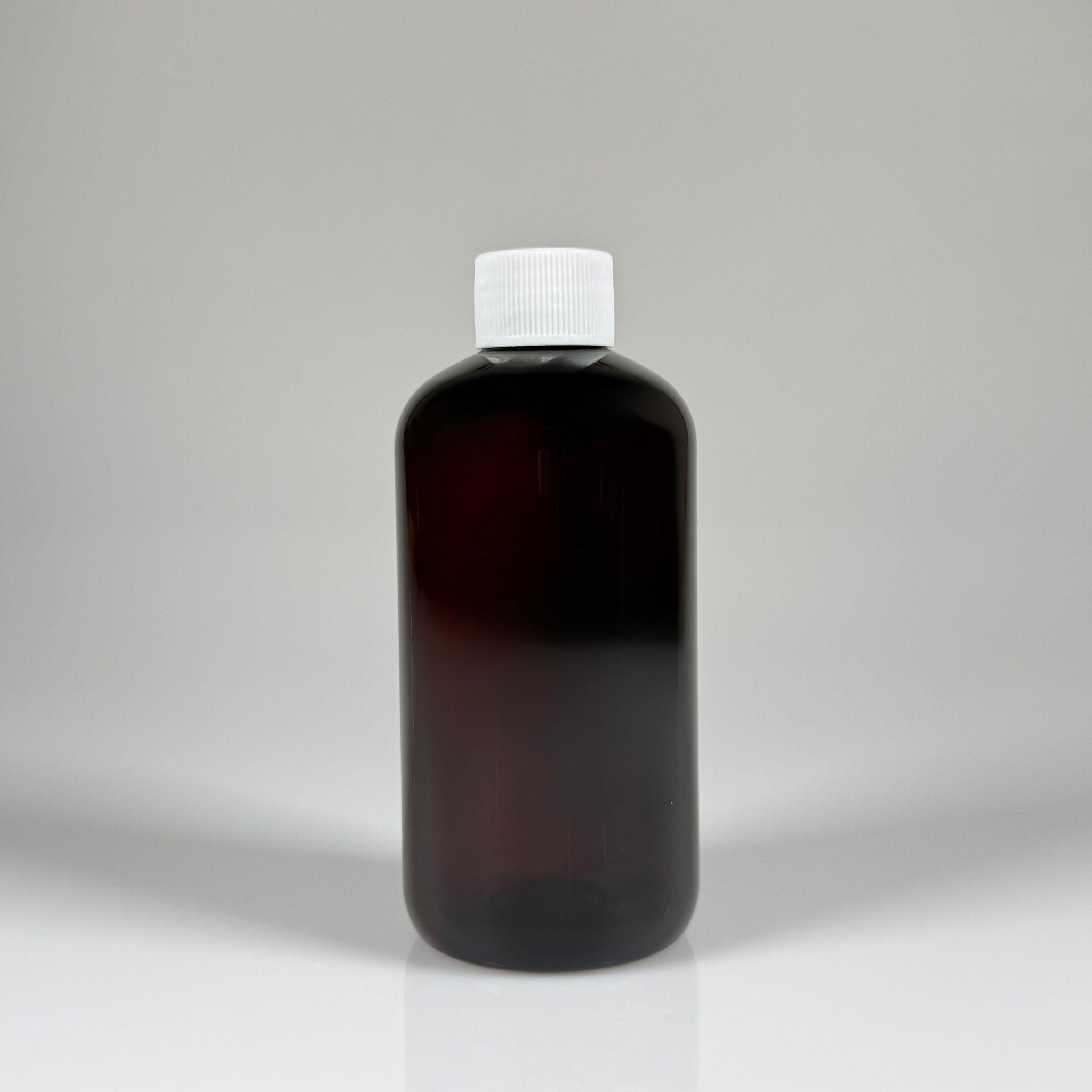 250 CC AMBER PLASTİK ŞİŞE ZEYNEP MODEL - CONTALI BEYAZ KAPAKLI - 250 ML TOMBUL PET ŞİŞE