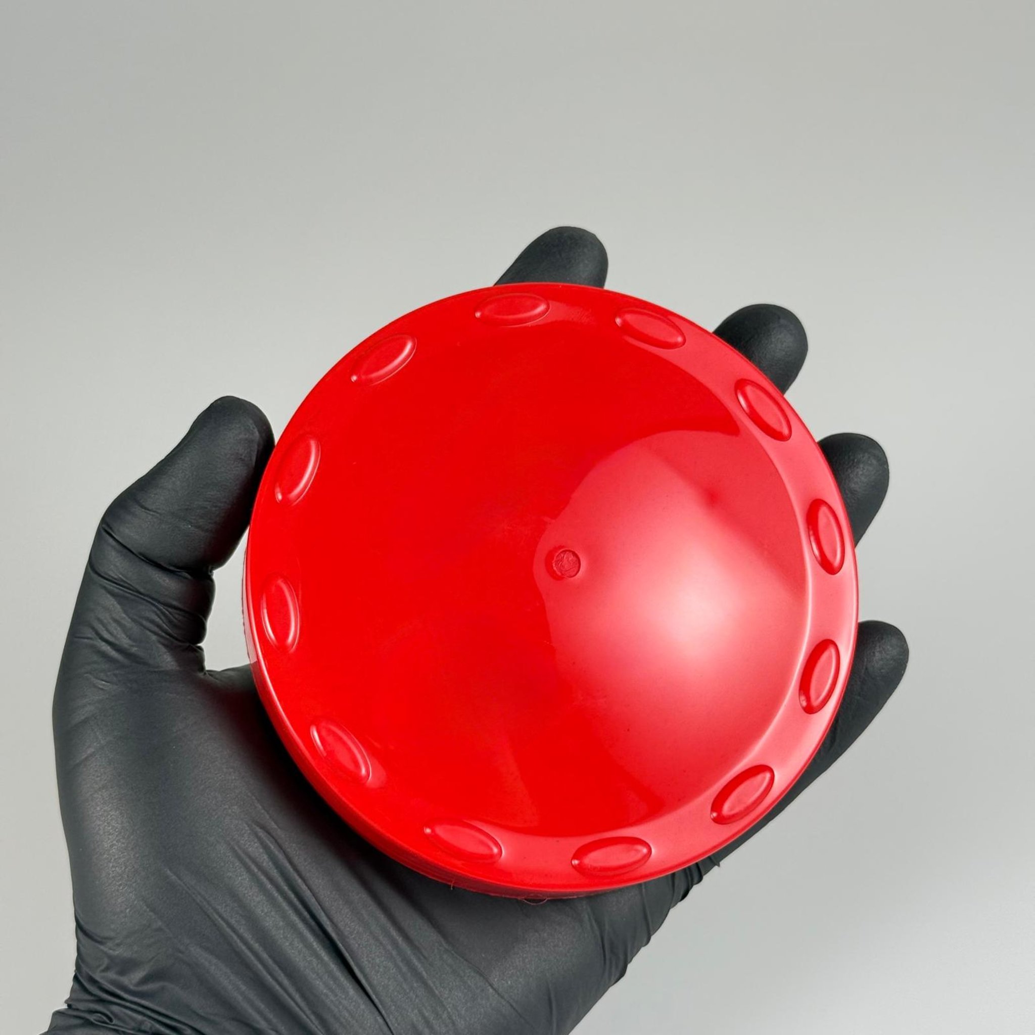 100 MM VİDALI PLASTİK KAPAK - KIRMIZI