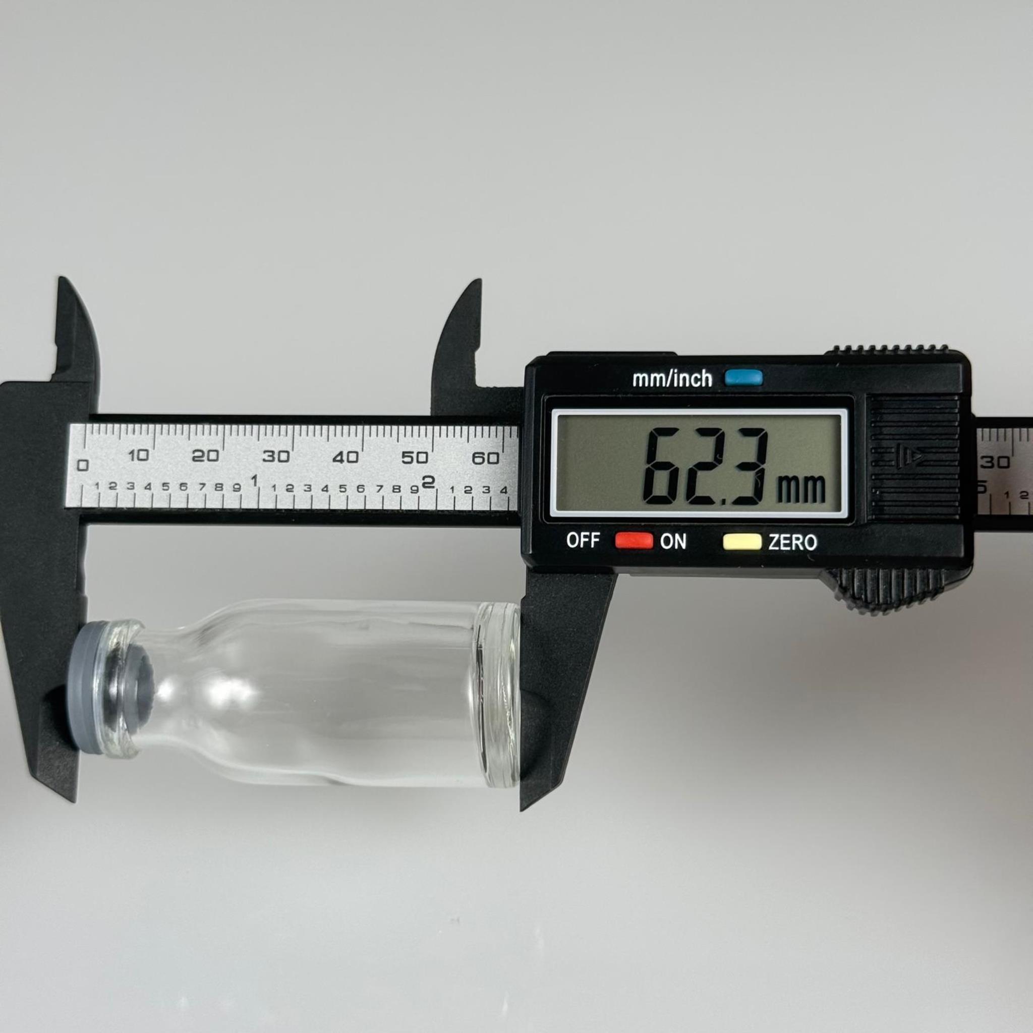 FLAKON CAM ŞİŞE 15 ML + BUTİL KAUÇUK TIPA 20 MM - ŞEFFAF CAM İLAÇ, ECZA, PENİSİLİN, MEDİKAL, LABORATUVAR, FARMASÖTİK ŞİŞELERİ