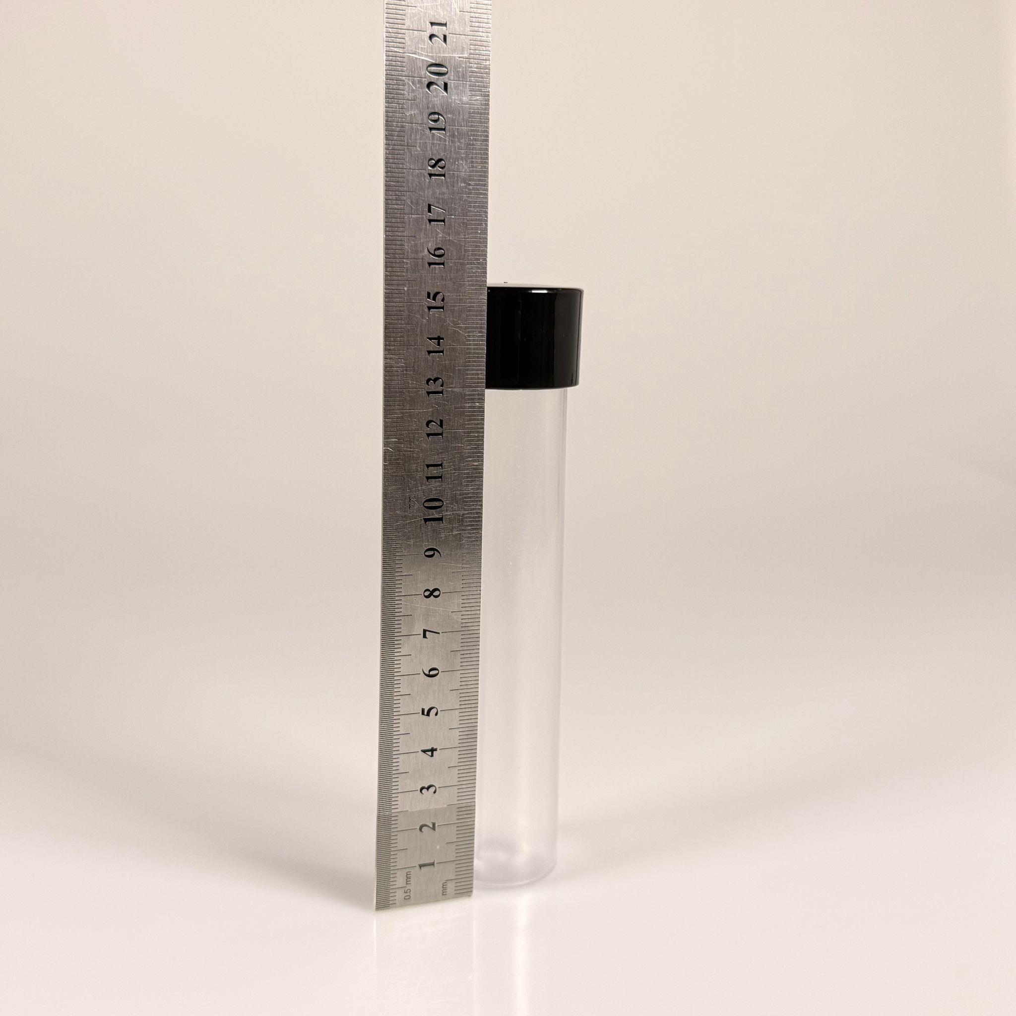 100 CC UZUN SİLİNDİR BUĞULU PET ŞİŞE (24 GR)  - SİYAH DERİN ETEKLİ KAPAKLI KOLONYA TIPALI - 100 ML BİBERİYE SUYU, LAVANTA YAĞI, SAÇ SERUM, TONİK VB İÇİN PLASTİK KOZMETİK AMBALAJLARI