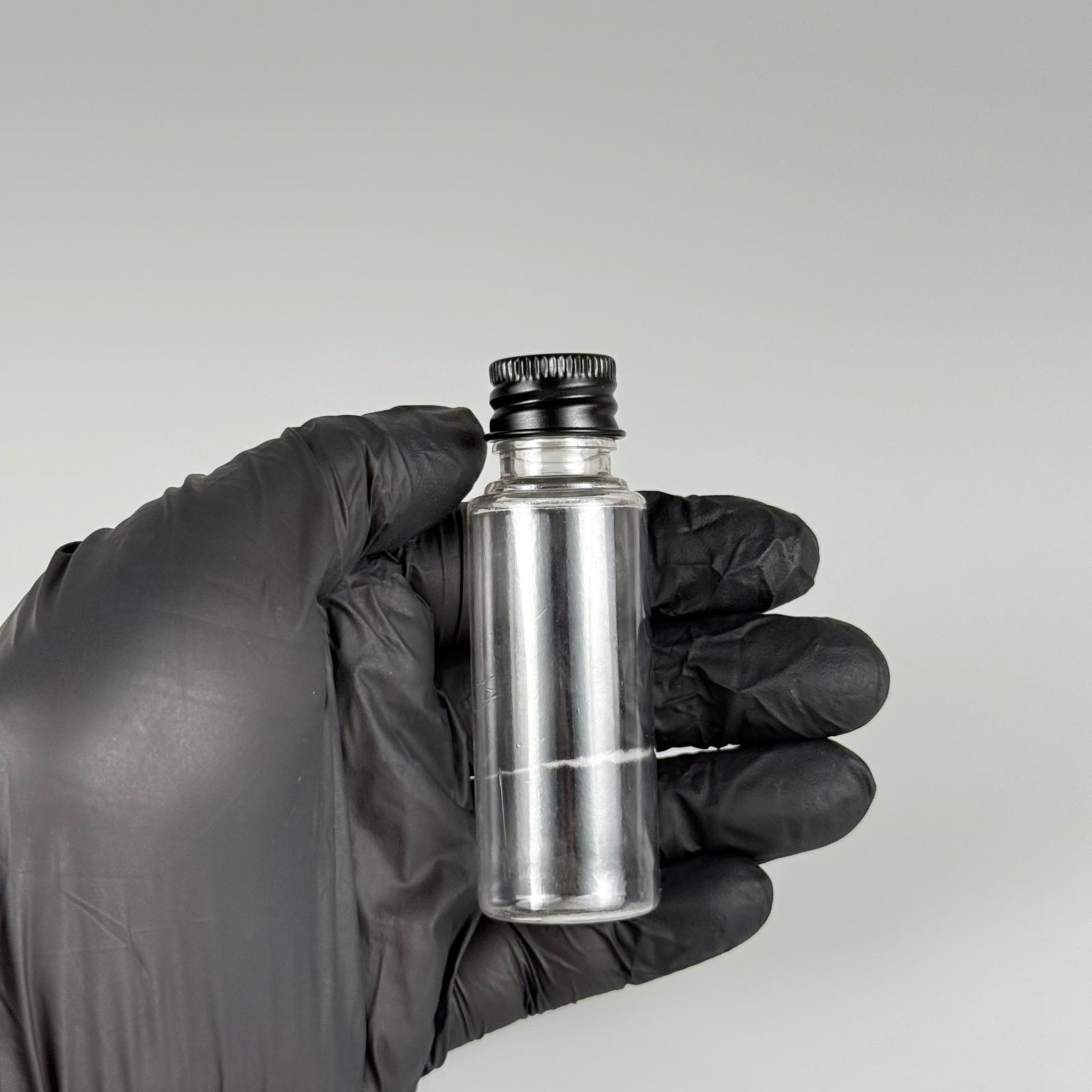 30 CC ŞEFFAF PET SHOT ŞİŞE - KÖPÜK CONTALI SİYAH ALÜMİNYUM METAL KAPAKLI + DAMLALIKLI KOLONYA TIPALI TAKIM - 30 ML PLASTİK ŞİŞE