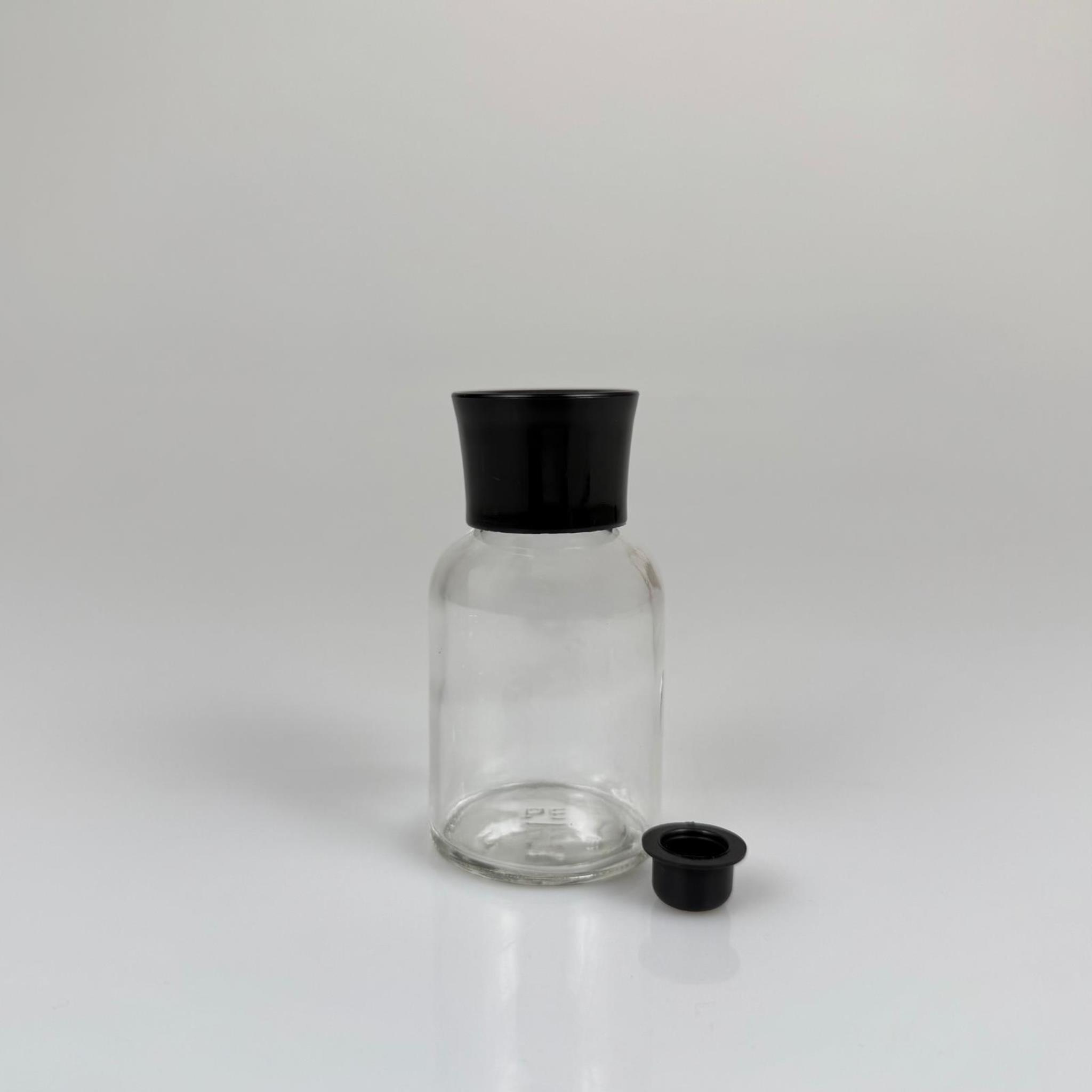 50 CC ŞEFFAF CAM BAMBU ODA KOKUSU ŞİŞESİ - 50 ML ÇUBUKLU BAMBU ODA KOKUSU ŞİŞESİ - DİFÜZÖR ŞİŞE- CAM ŞİŞE + SİYAH LÜX KAPAK + SİYAH TIPA
