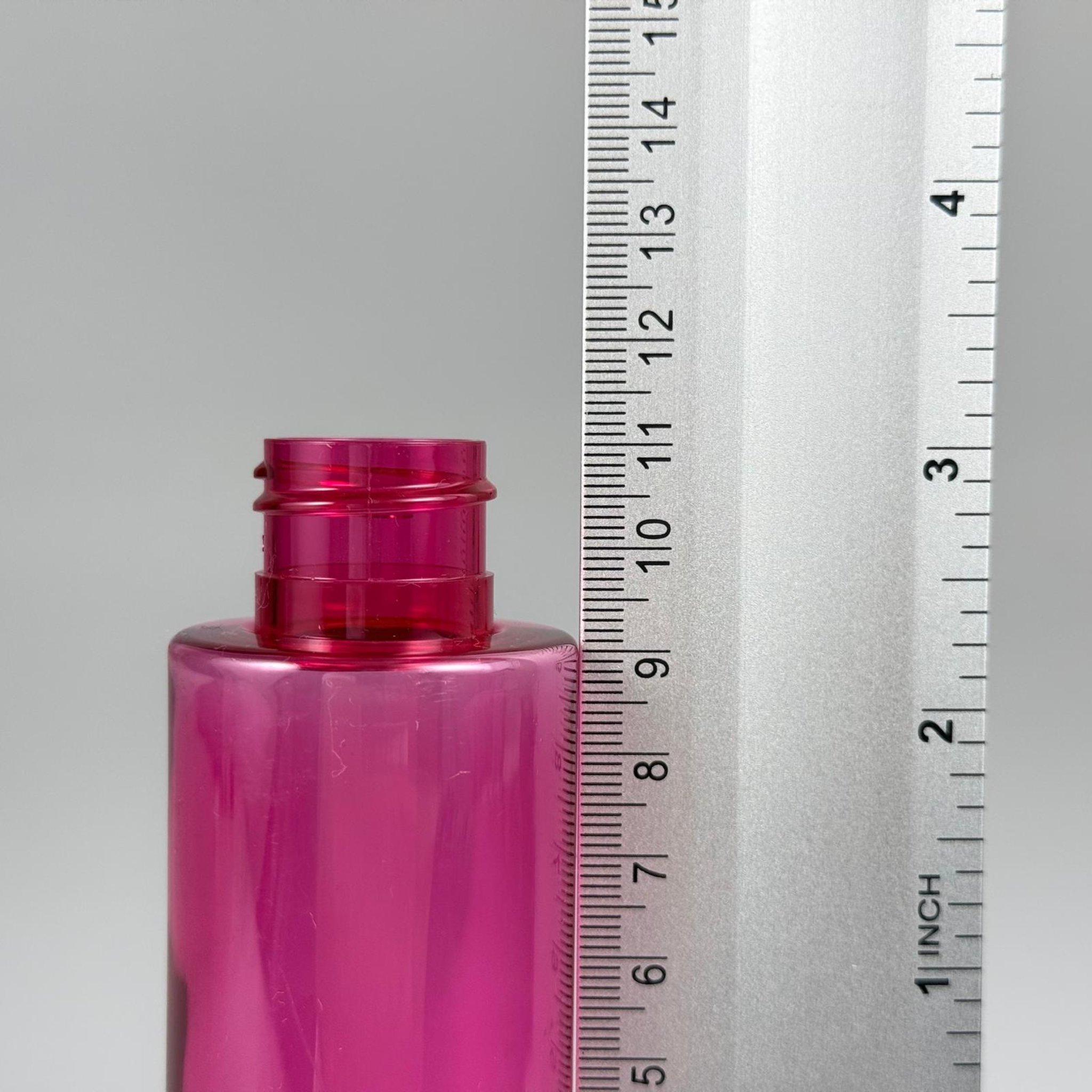 100 CC PEMBE KÜT BOYUNLU PET ŞİŞE (17 GR) 24 MM