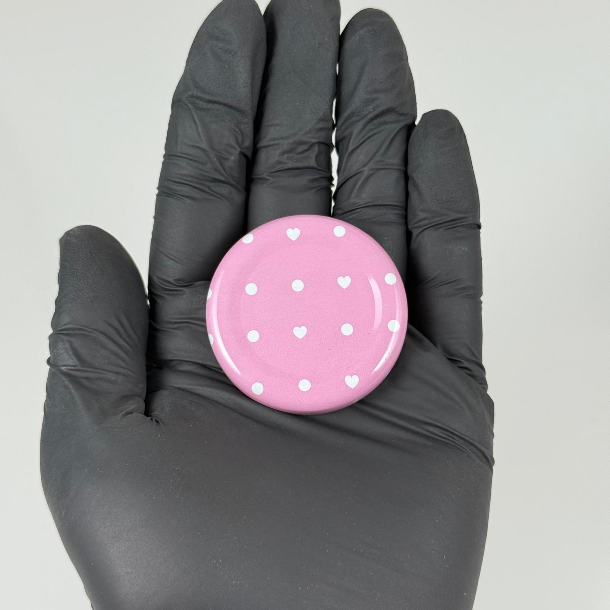 43 MM TWİST-OFF PEMBE METAL KAPAK