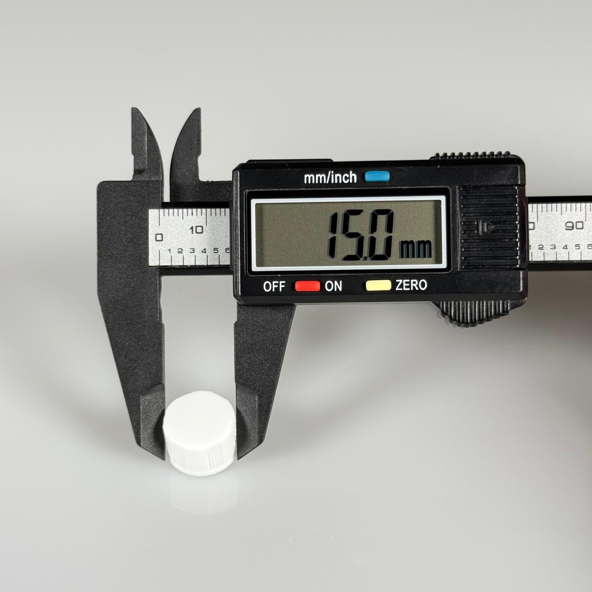 14 MM PLASTİK KAPAK BEYAZ - DÜZ