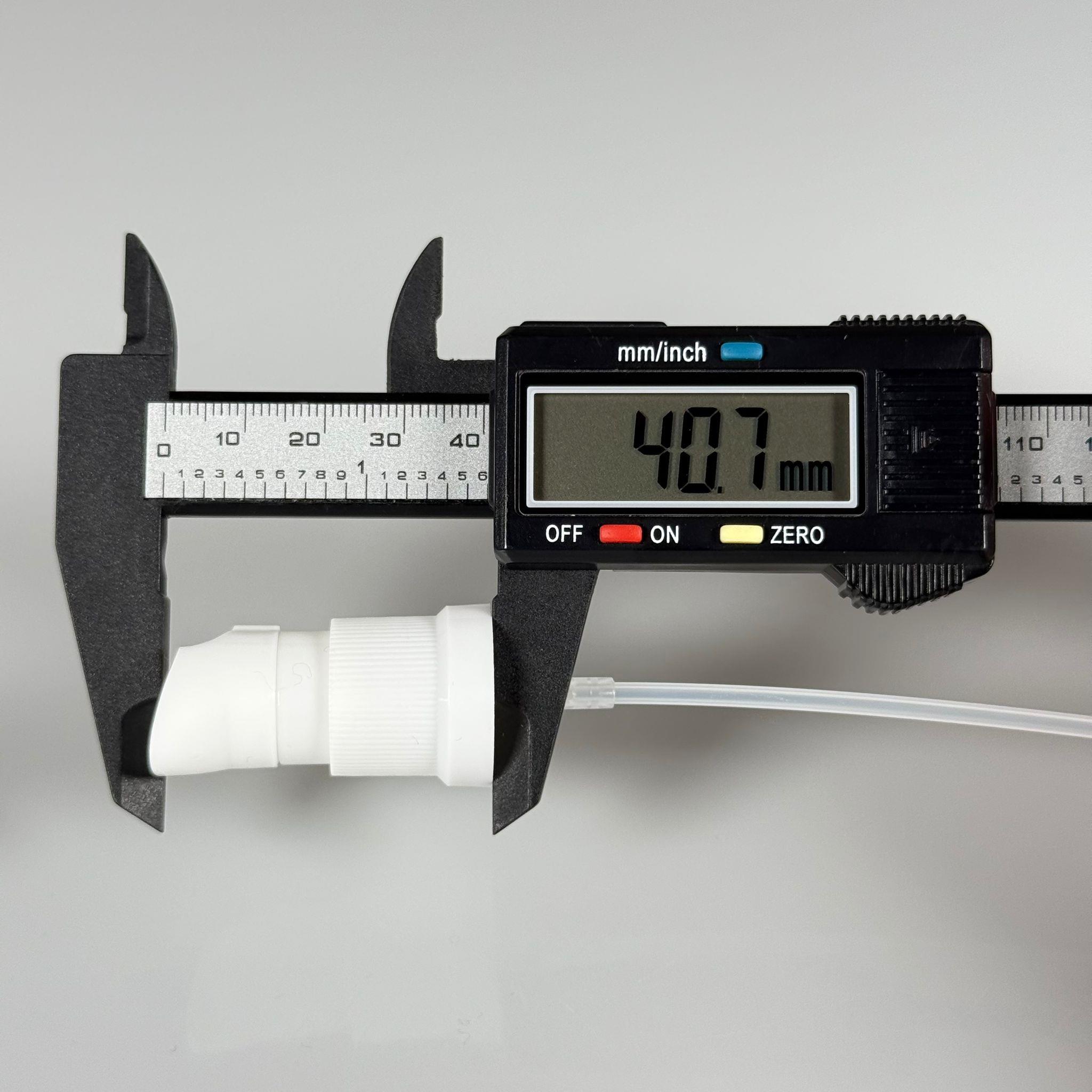 18 MM ETEKLİ LOSYON POMPASI BEYAZ - 18 MM SERUM POMPASI (CAM ŞİŞELER İÇİN)