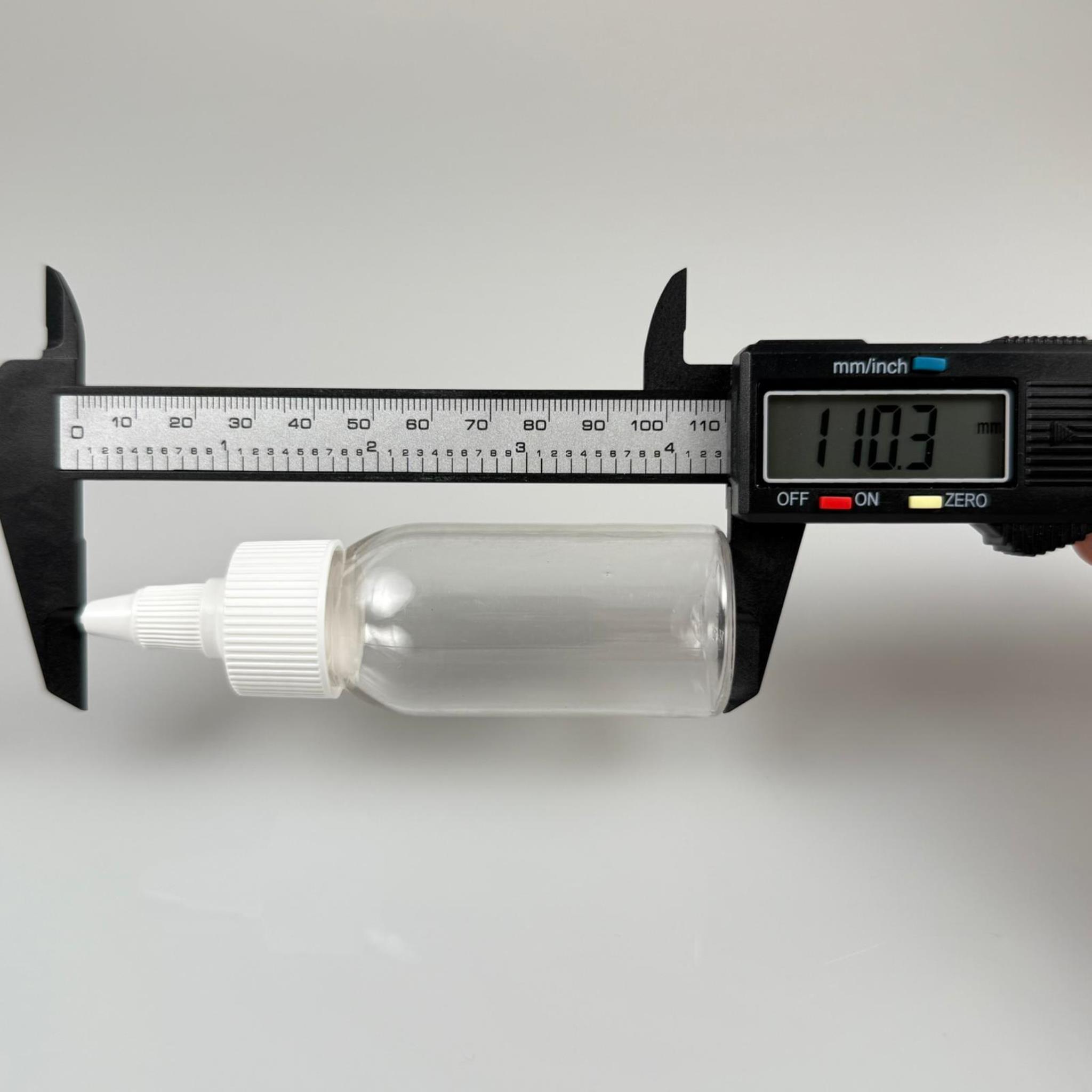 YAĞ, SOS, ACI SOS, SİRKE, SRIRACHA, MÜREKKEP, TUTKAL AKITICI VB BOŞ ŞİŞELERİ - BEYAZ SİVRİ TWİST AKITICI KAPAK + 50 ML SERT PET PLASTİK ŞİŞE TAKIM