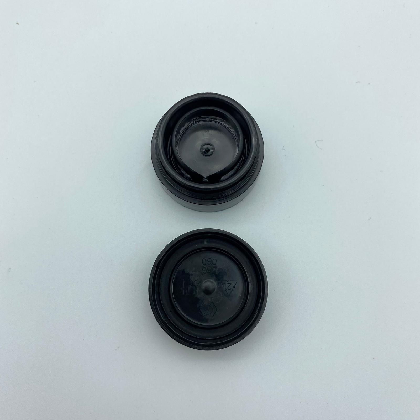 28 MM ÇAKMA KAPAK SİYAH - 29/21 mm çakma kapak