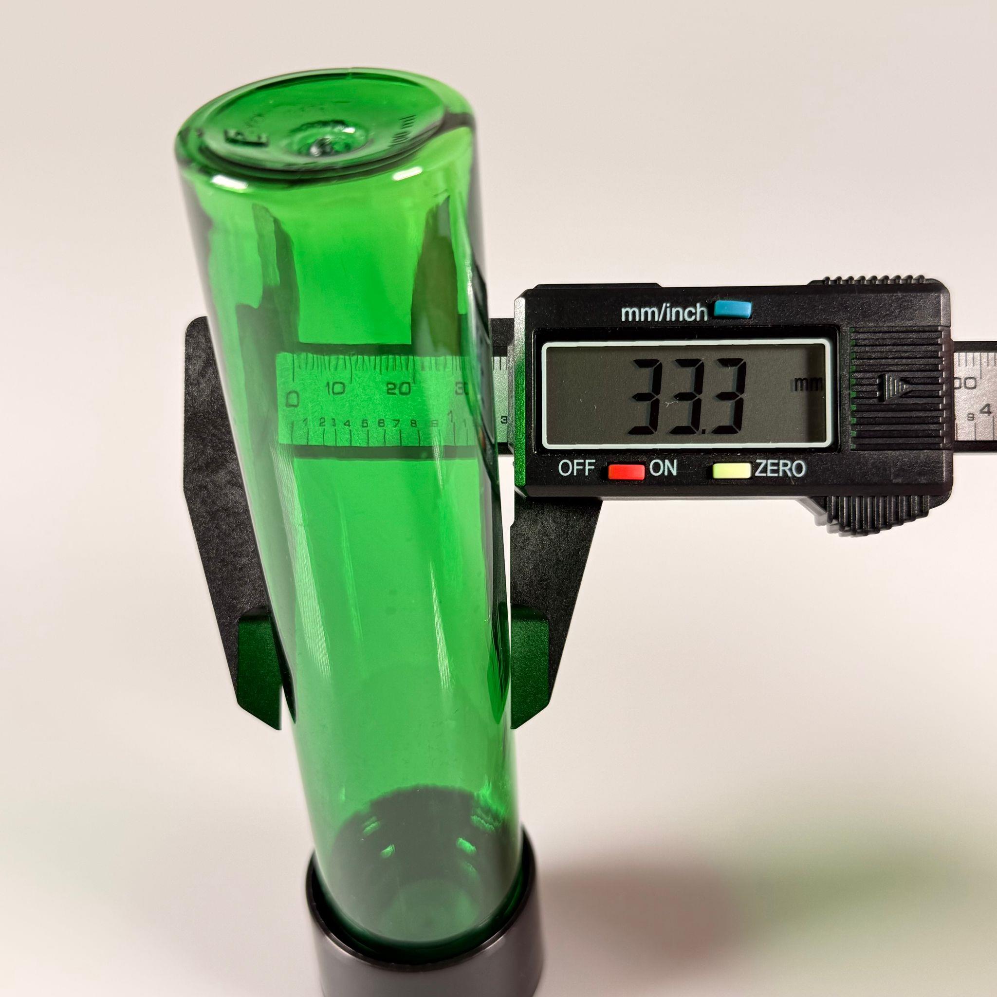 100 CC UZUN SİLİNDİR YEŞİL PET ŞİŞE (24 GR)  - SİYAH DERİN ETEKLİ KAPAKLI KOLONYA TIPALI - 100 ML BİBERİYE SUYU, LAVANTA YAĞI, SAÇ SERUM, TONİK VB İÇİN PLASTİK KOZMETİK AMBALAJLARI