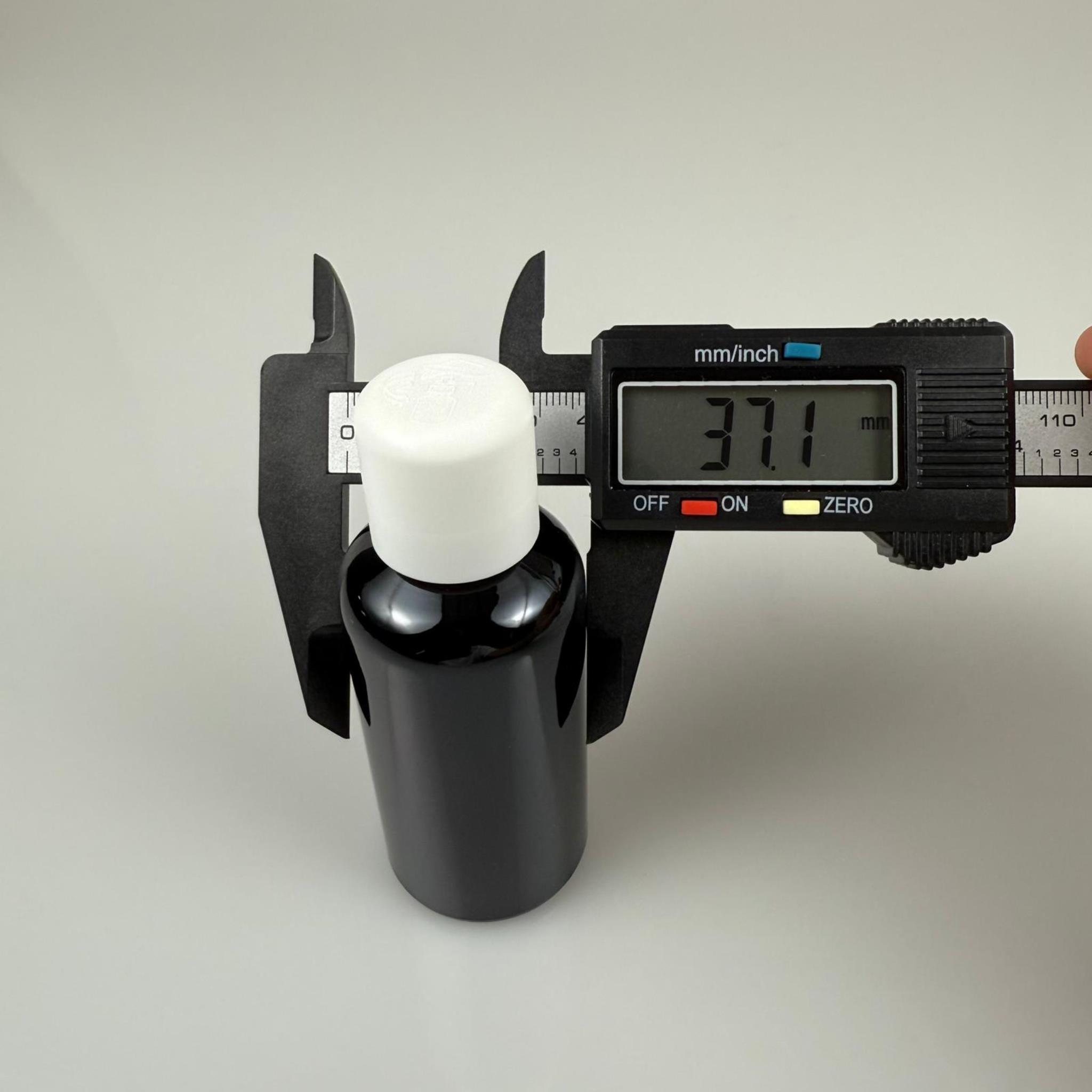 50 CC ORJİNAL SİYAH CAM ŞİŞE + İÇTEN DAMLALIKLI ÇOCUK KİLİTLİ BEYAZ KAPAK - SİYAH 50 ML KİLİT KAPAKLI DAMLATMALI ŞİŞE