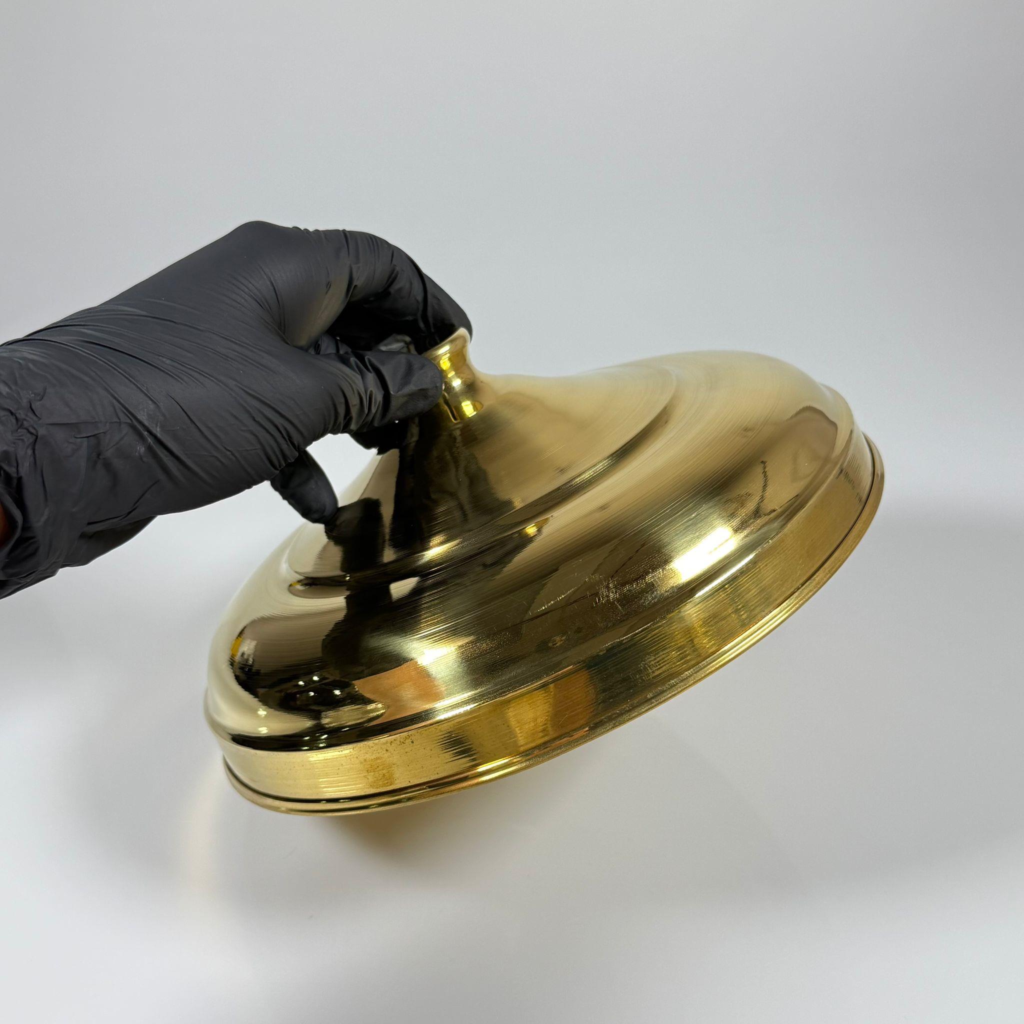 230 MM PİRİNÇ KAPAK (10 LT CAM FANUS YEDEK KAPAĞI)