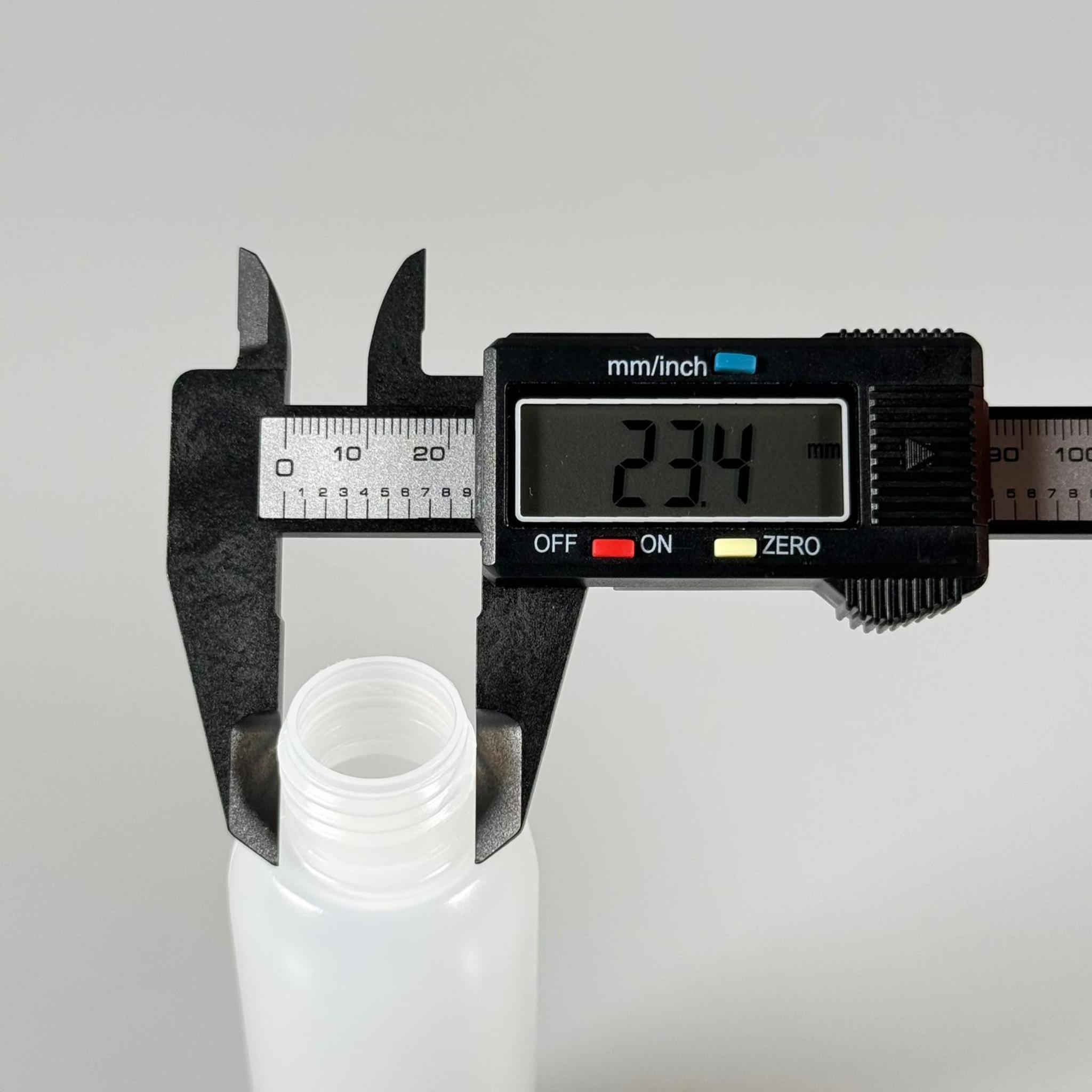 100 ML SIKILABİLİR YUMUŞAK PE PLASTİK ŞİŞE - 24 AĞIZ KAPAKSIZ - 100 cc sos, yağ, kartuş, mürekkep vb için boş şişeler