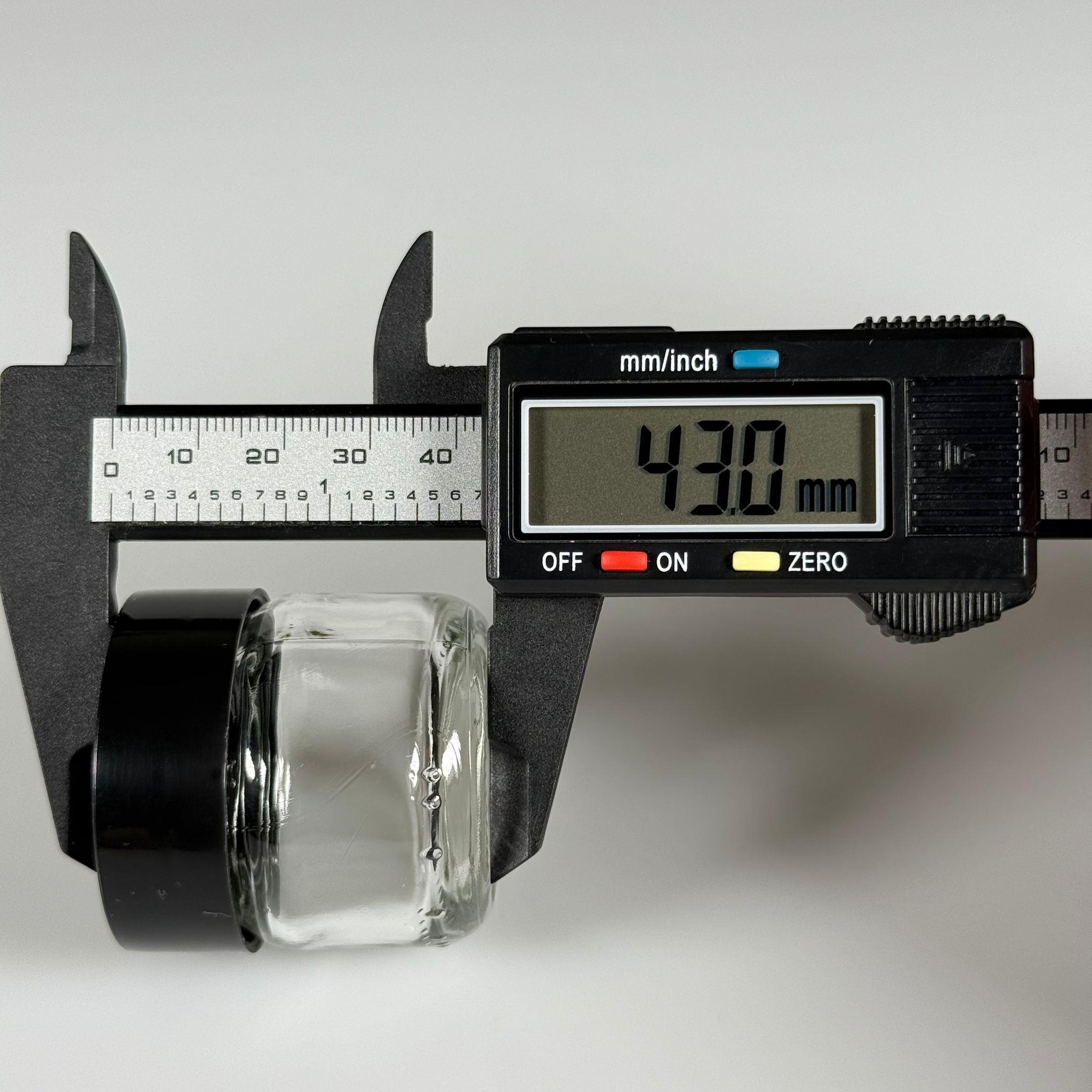 29 CC CAM KAVANOZ - SİYAH PLASTİK DERİN ÜSTÜ KUMLAMA KAPAKLI - 29 ML MUM CAM KAVANOZLARI, MİNİ KREM KAVANOZU