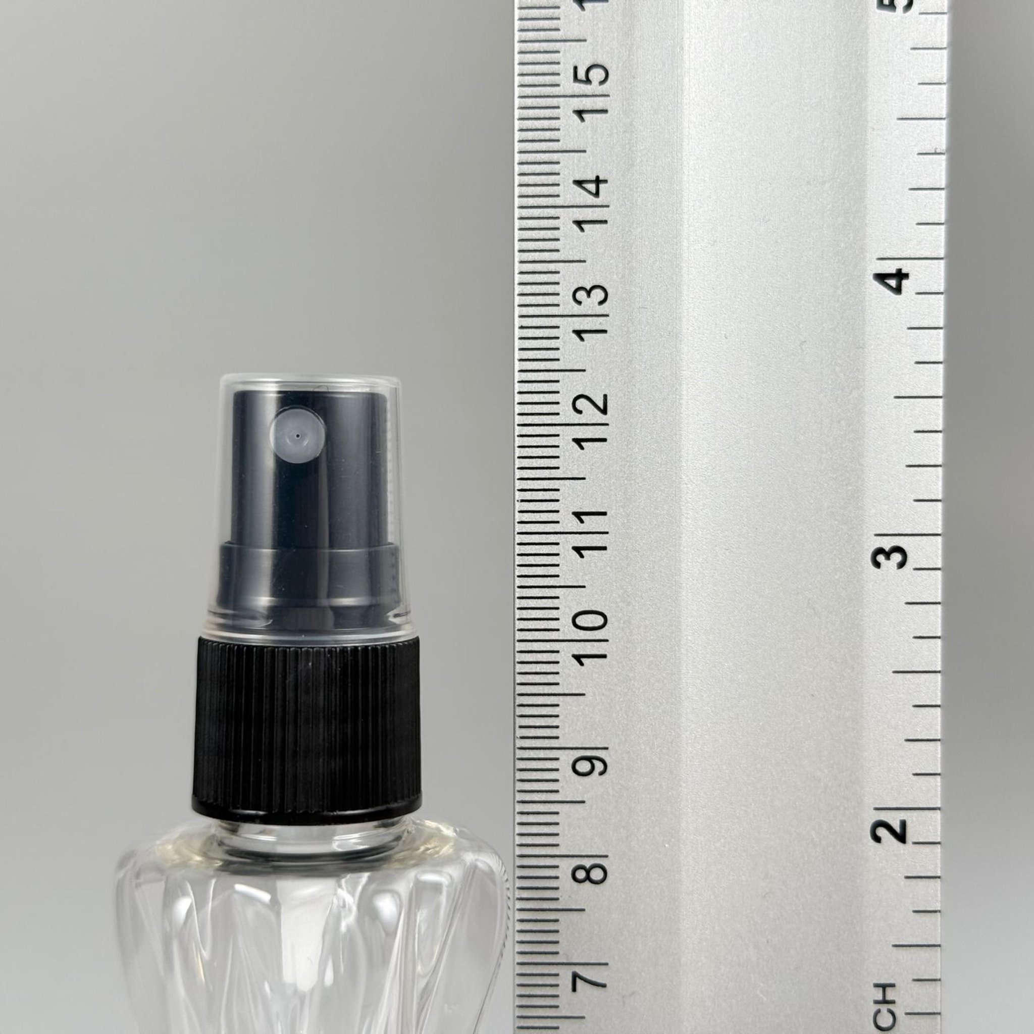 50 CC ELMAS CAMPET ŞİŞE - SİYAH SPREYLİ TAKIM - 50 ML SPREYLİ KOLONYA ŞİŞESİ