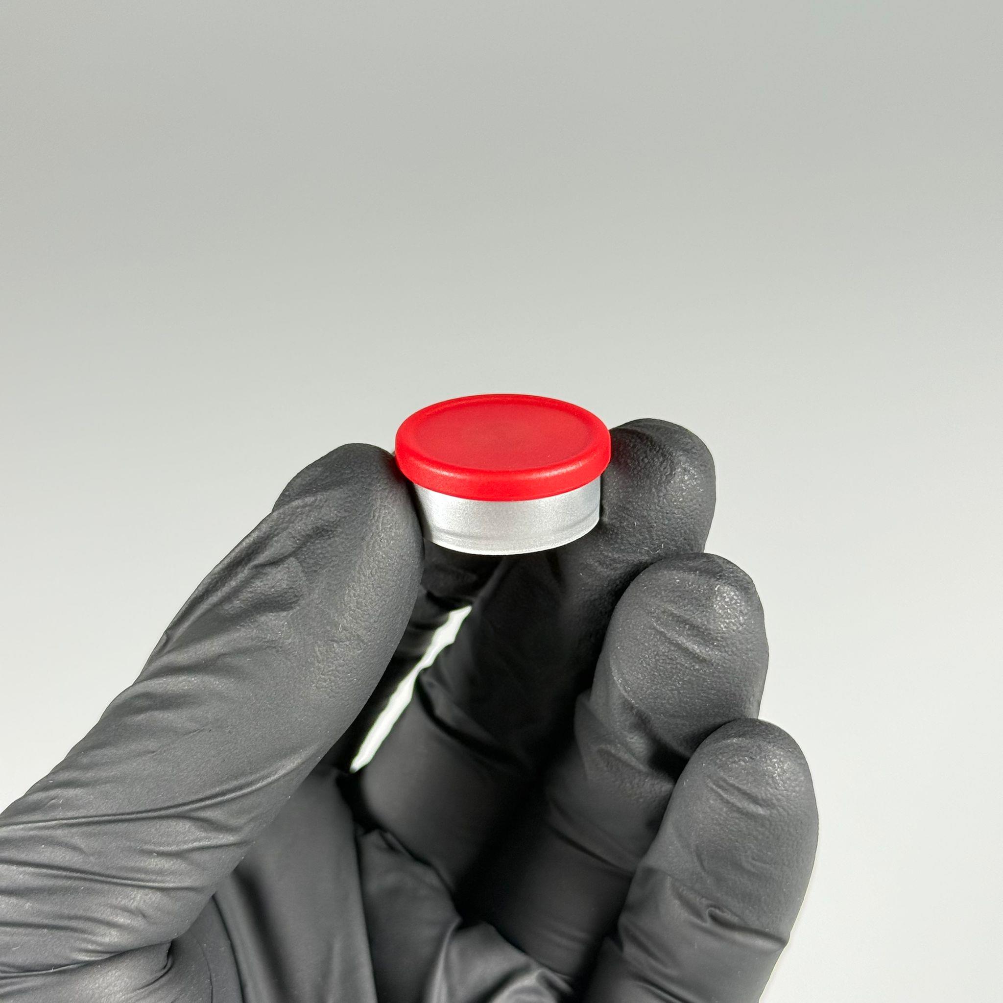 PENİSİLİN ALÜMİNYUM FLAKON KAPAK ÜSTÜ DÜZ KIRMIZI - 20 MM DÜZ RENKLİ FLİP-OFF KAPAK