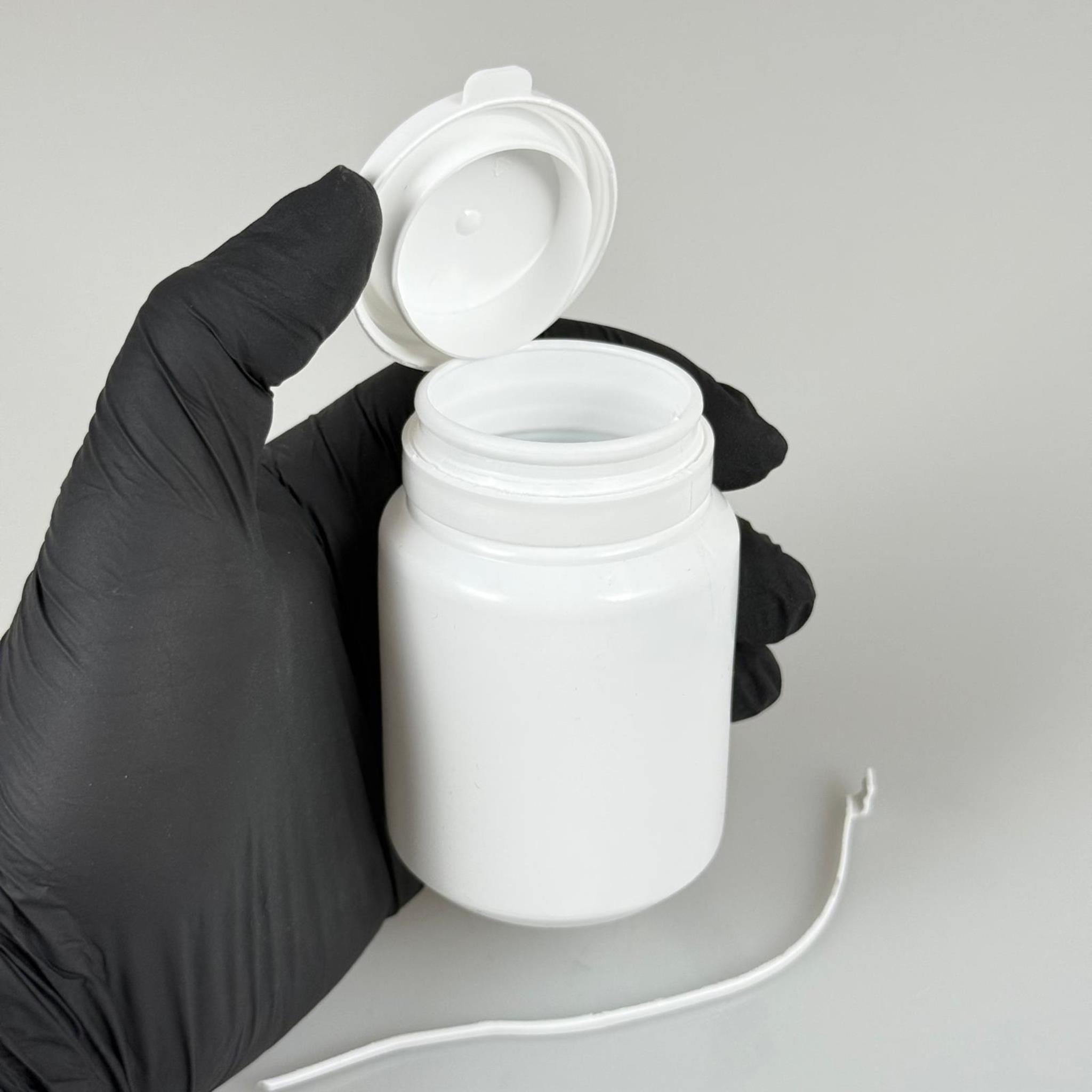 100 CC SAKIZ KUTUSU - YIRTMAÇLI KAPAKLI - 100 ML KAPSÜL KUTUSU - İLAÇ ŞİŞESİ - MEDİKAL AMBALAJ