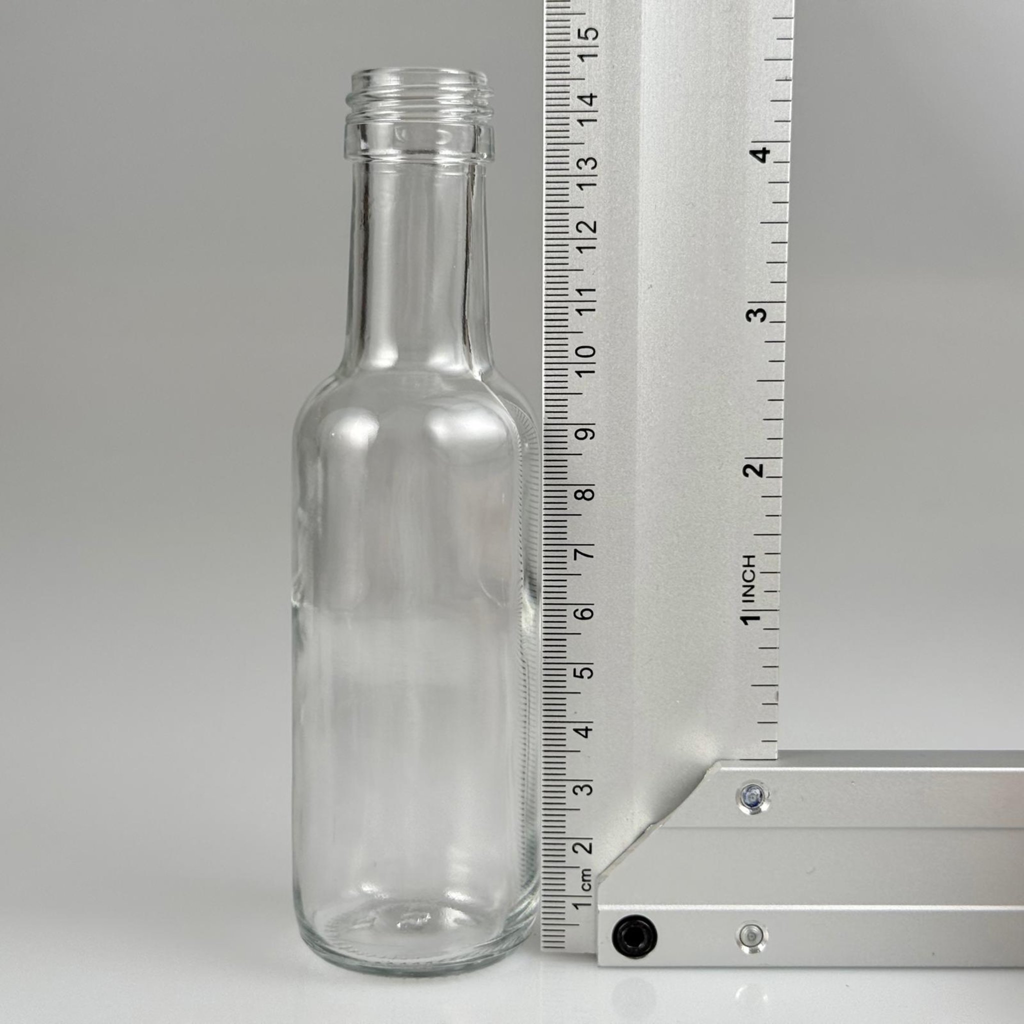 100 CC DORİKA CAM ŞİŞE - AĞIZ ÇAPI 25 MM - 100 ML ŞEFFAF CAM DORİKA ŞİŞE