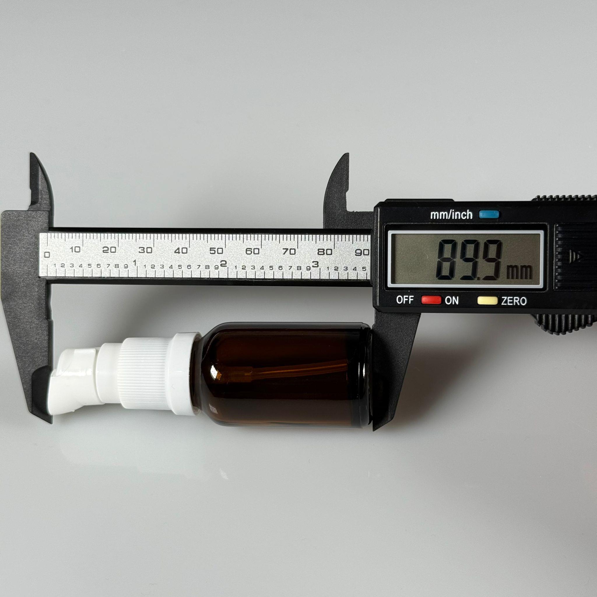 15 CC AMBER CAM ŞİŞE - SIZDIRMAZ ETEKLİ BEYAZ LOSYON POMPALI TAKIM - 15 ML LOSYON ŞİŞESİ - YAĞ, KREM GİBİ YOĞUN KIVAMLI SIVILAR İÇİN CAM AMBALAJ