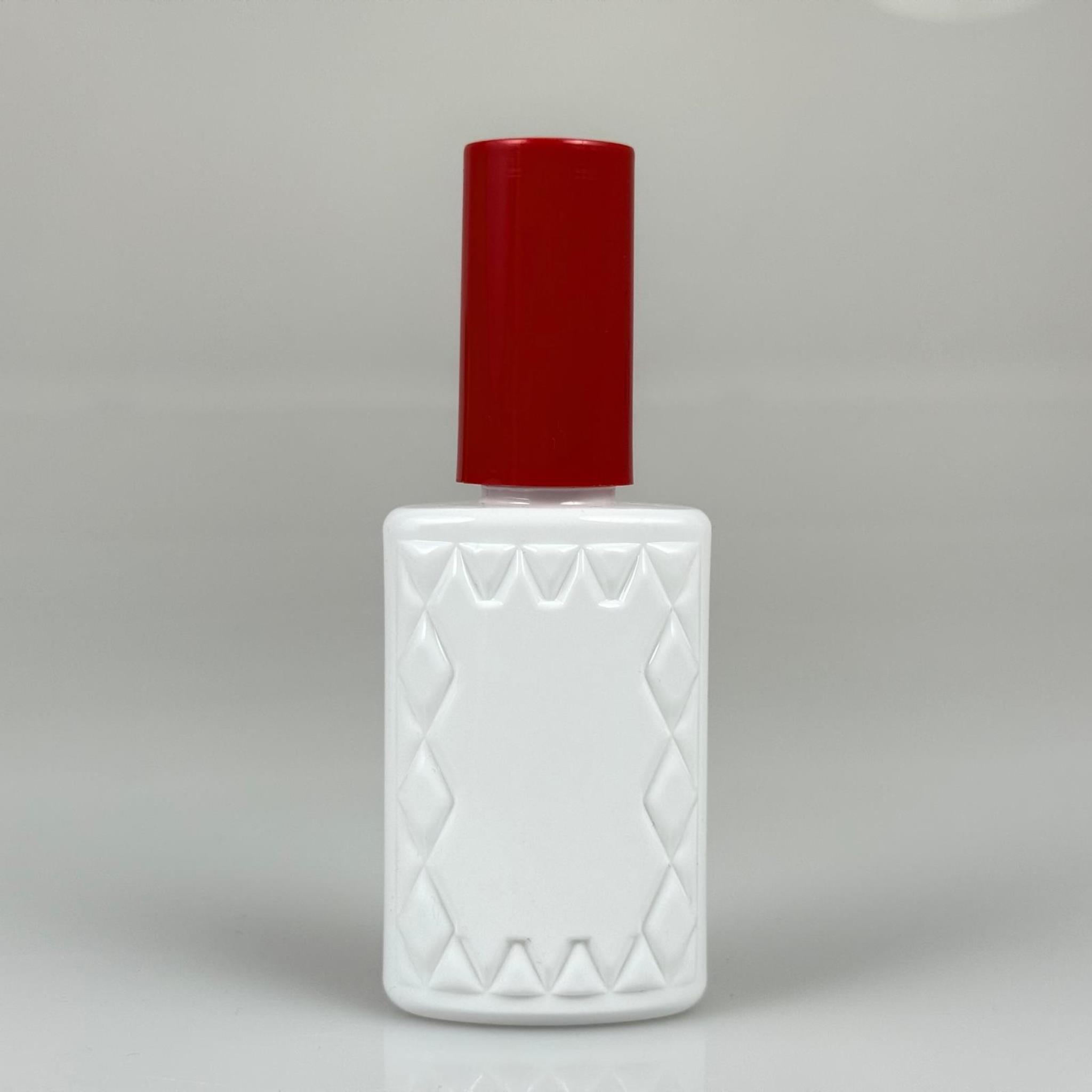 50 CC BEYAZ PET KÖŞELİ PARFÜM ŞİŞESİ - BEYAZ SPREYLİ - KIRMIZI KORUMA KAPAKLI - 50 ML PLASTİK PARFÜM - KOLONYA ŞİŞESİ