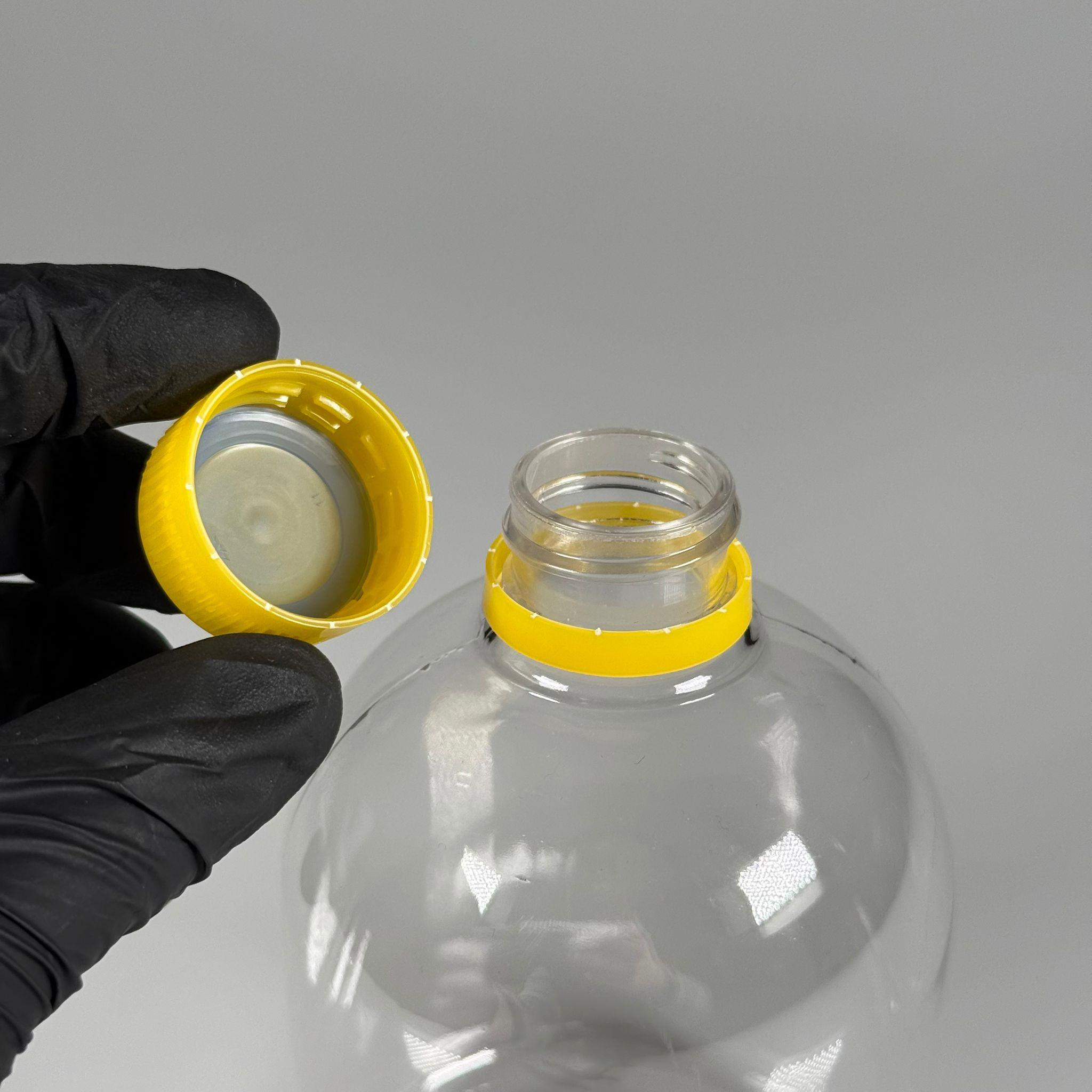 500 CC TOMBUL PLASTİK ŞİŞE - SARI KİLİTLİ KAPAKLI - 500 ML TOMBUL BOŞ PLASTİK ŞİŞE - SERT PET ŞİŞE - MÜHÜR KAPAKLI ŞİŞE