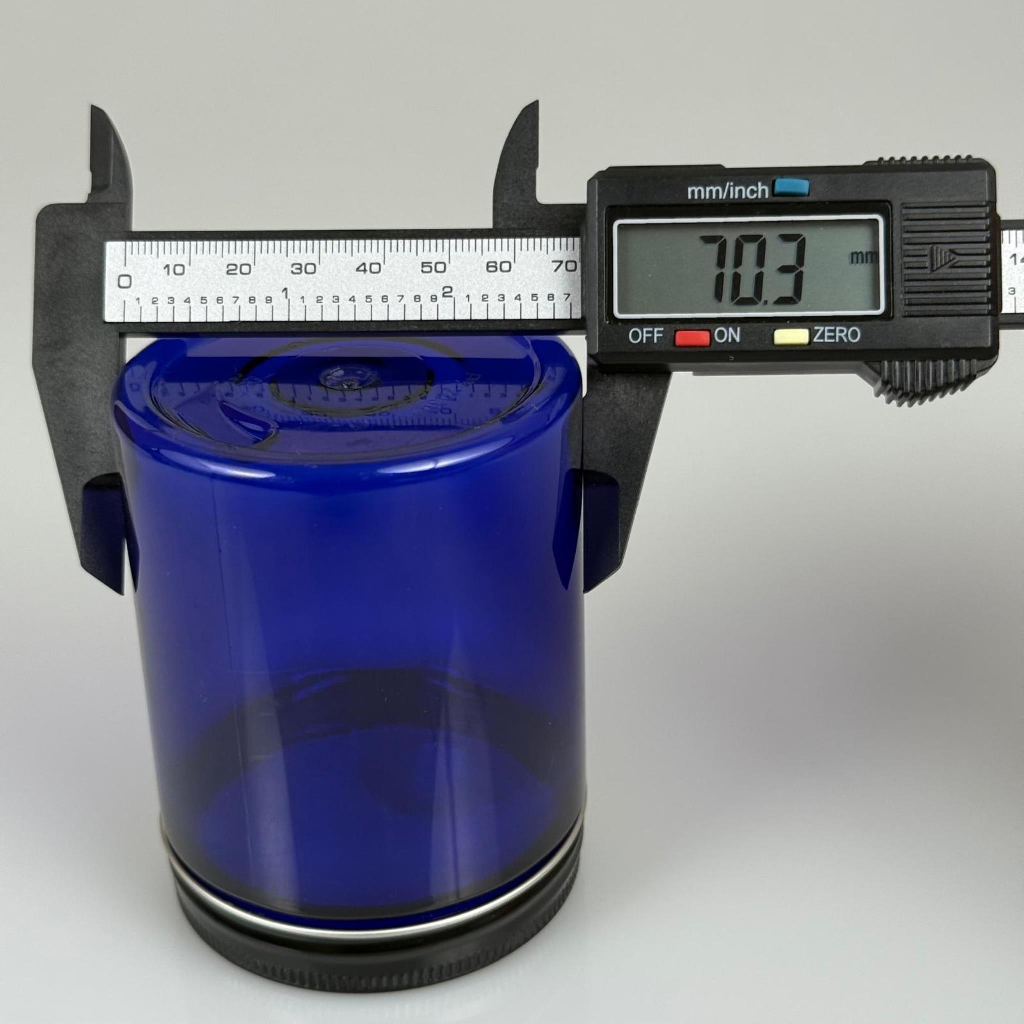 300 ML SERT PET KAVANOZ + SİYAH METAL KAPAK + İÇ TIPA - 300 CC KALIN MAVİ PLASTİK KAVANOZ SİYAH METAL KAPAKLI İÇ TIPALI TAKIM - KREM KAVANOZLARI