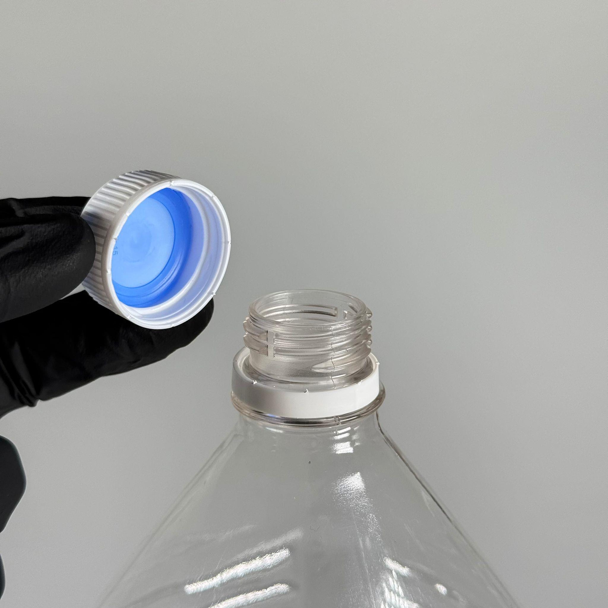 2000 CC KÖŞELİ PET ŞİŞE - BEYAZ KİLİTLİ KAPAKLI 2 LİTRE KARE PLASTİK ŞİŞE - ZEYTİNYAĞ ŞİŞESİ