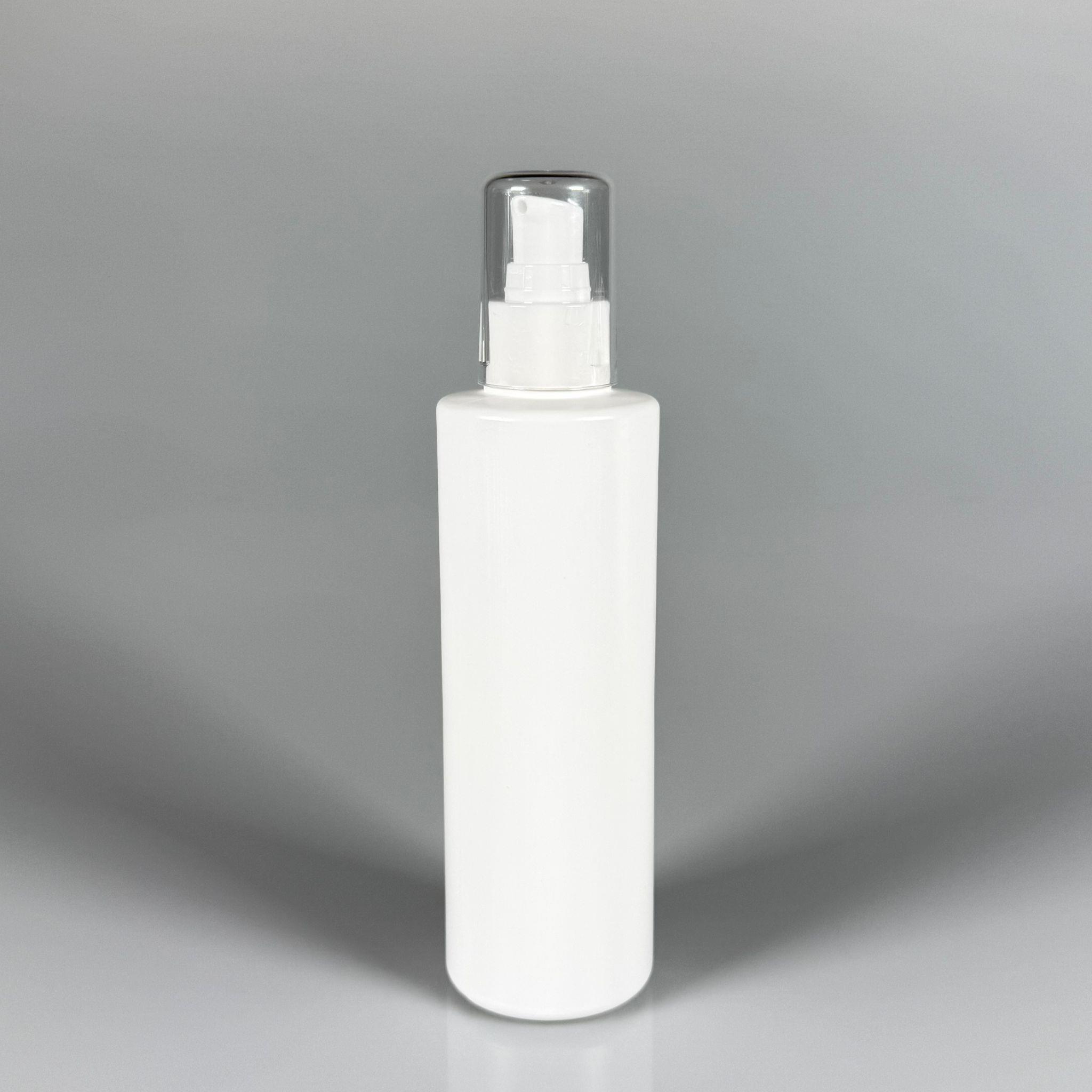200 CC (SİLME 250 CC) BEYAZ SİLİNDİR MODEL MAT SERT POLİETİLEN ŞİŞE - BEYAZ LOSYON POMPALI - 200 ML KREM POMPALI BEYAZ PLASTİK ŞİŞE (YOĞUN KIVAMLI SIVILARDA KULLANILIR)