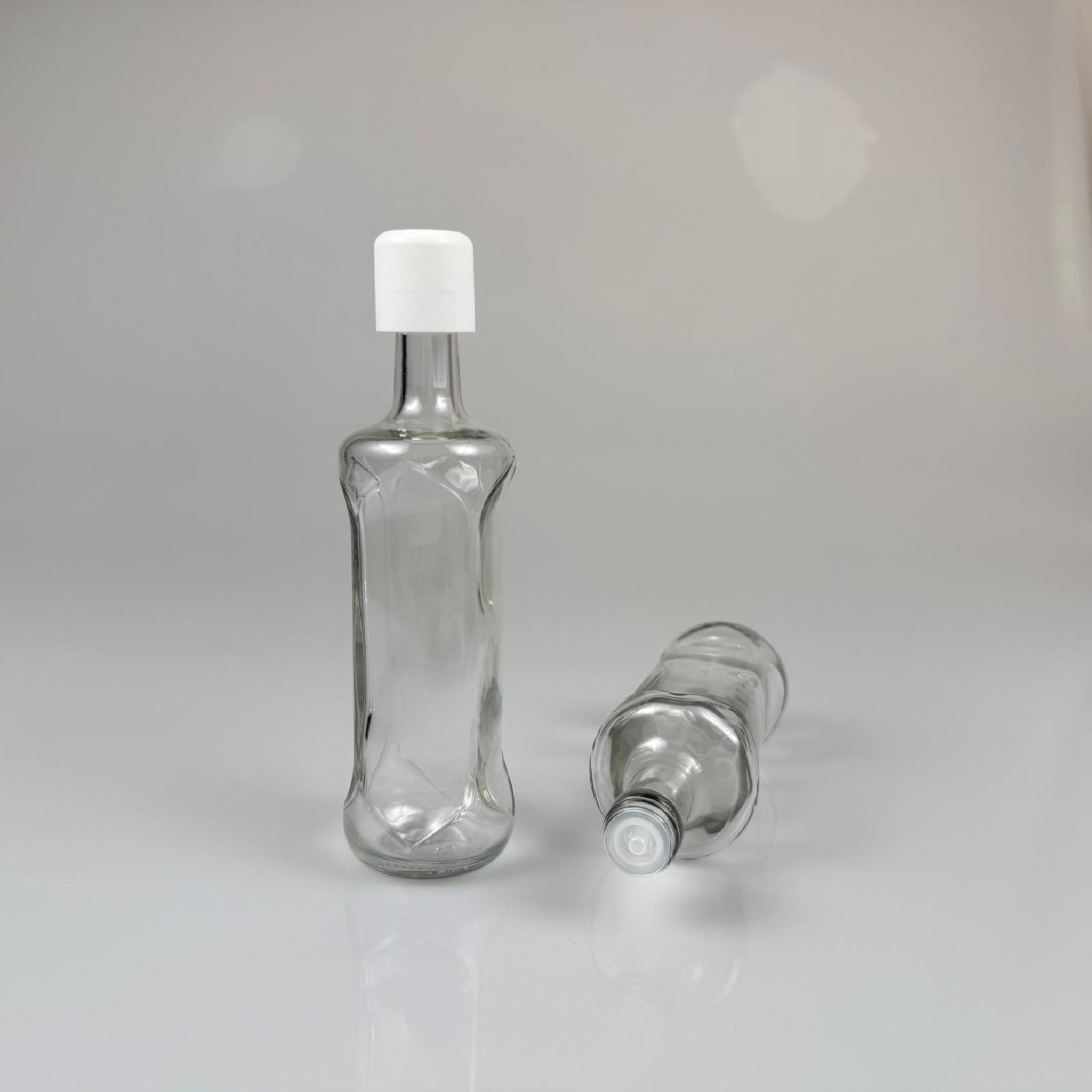 100 CC DORİKA CAM ŞİŞE + İÇTEN DAMLALIKLI ÇOCUK KİLİTLİ BEYAZ KAPAK - SAYDAM 100 ML KAPAKLI DAMLATMALI ŞİŞE