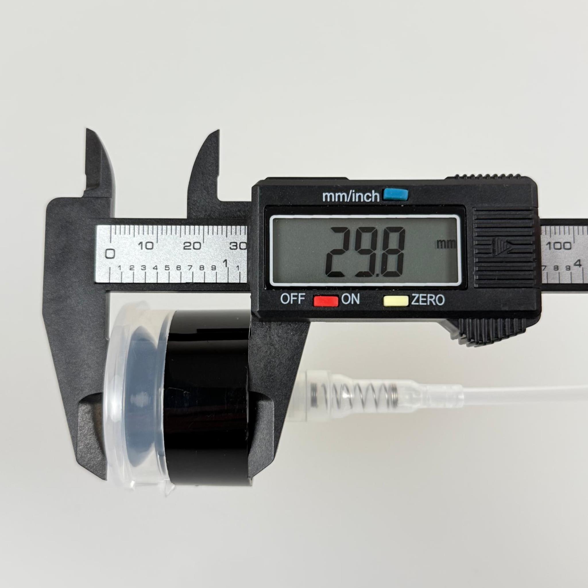 33 MM BASMALI ASETON POMPASI - SİYAH
