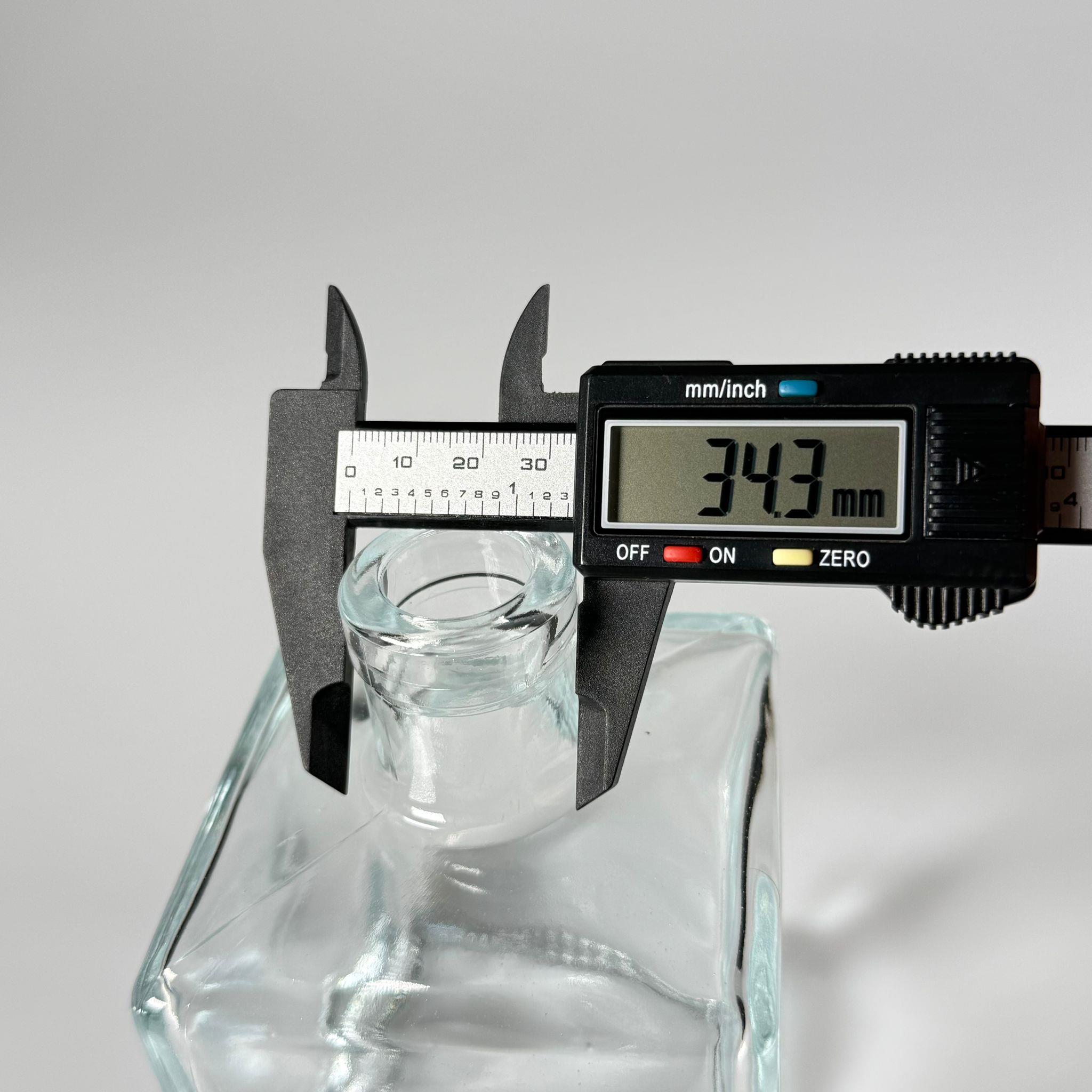 500 CC LÜX ŞİŞE - KARE - 500 ML BÜYÜK BOY DİFFUSER ŞİŞE