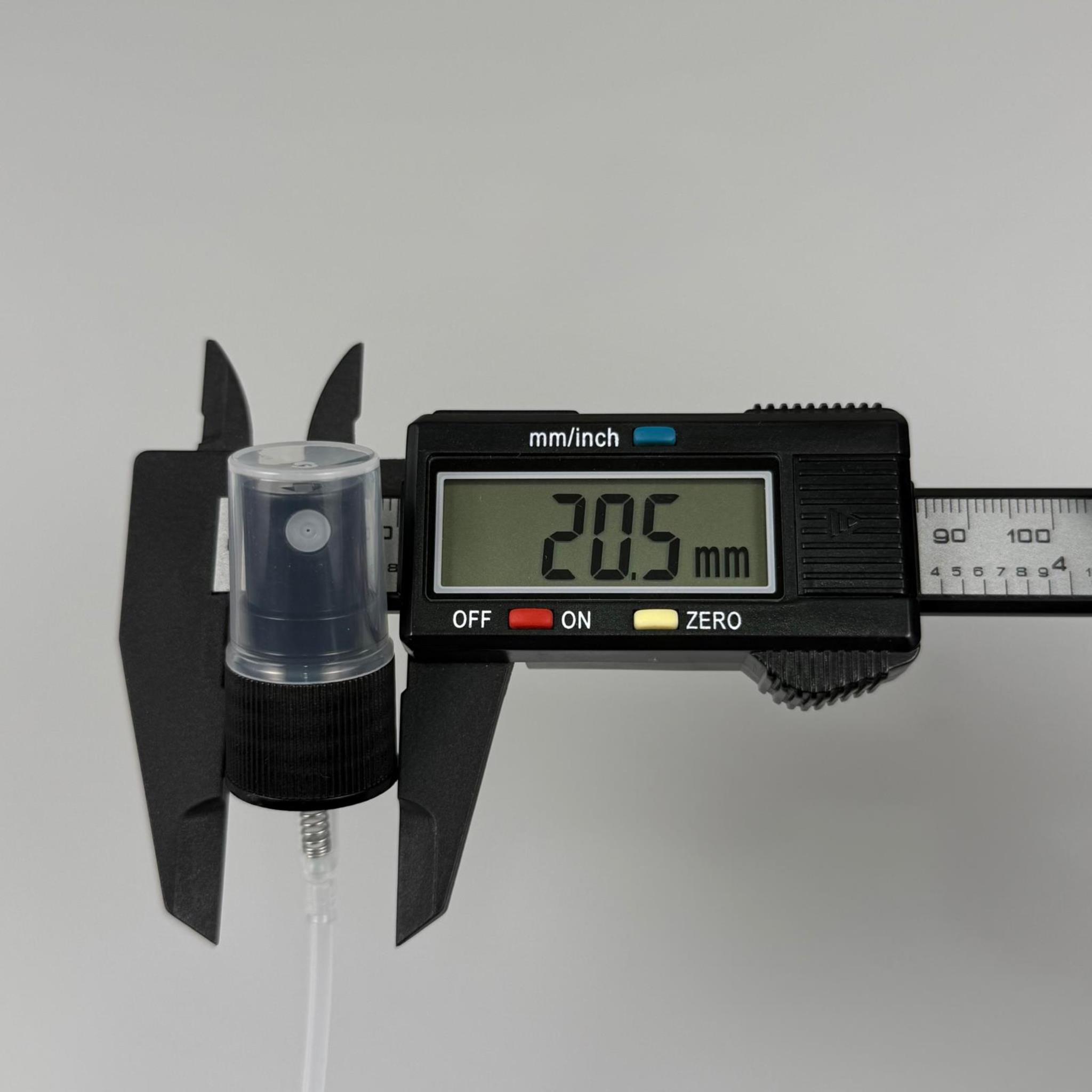 18 MM SPREY SİYAH KAPAKLI - YENİ - HEM CAM ŞİŞEYE HEM PET ŞİŞEYE UYGUN