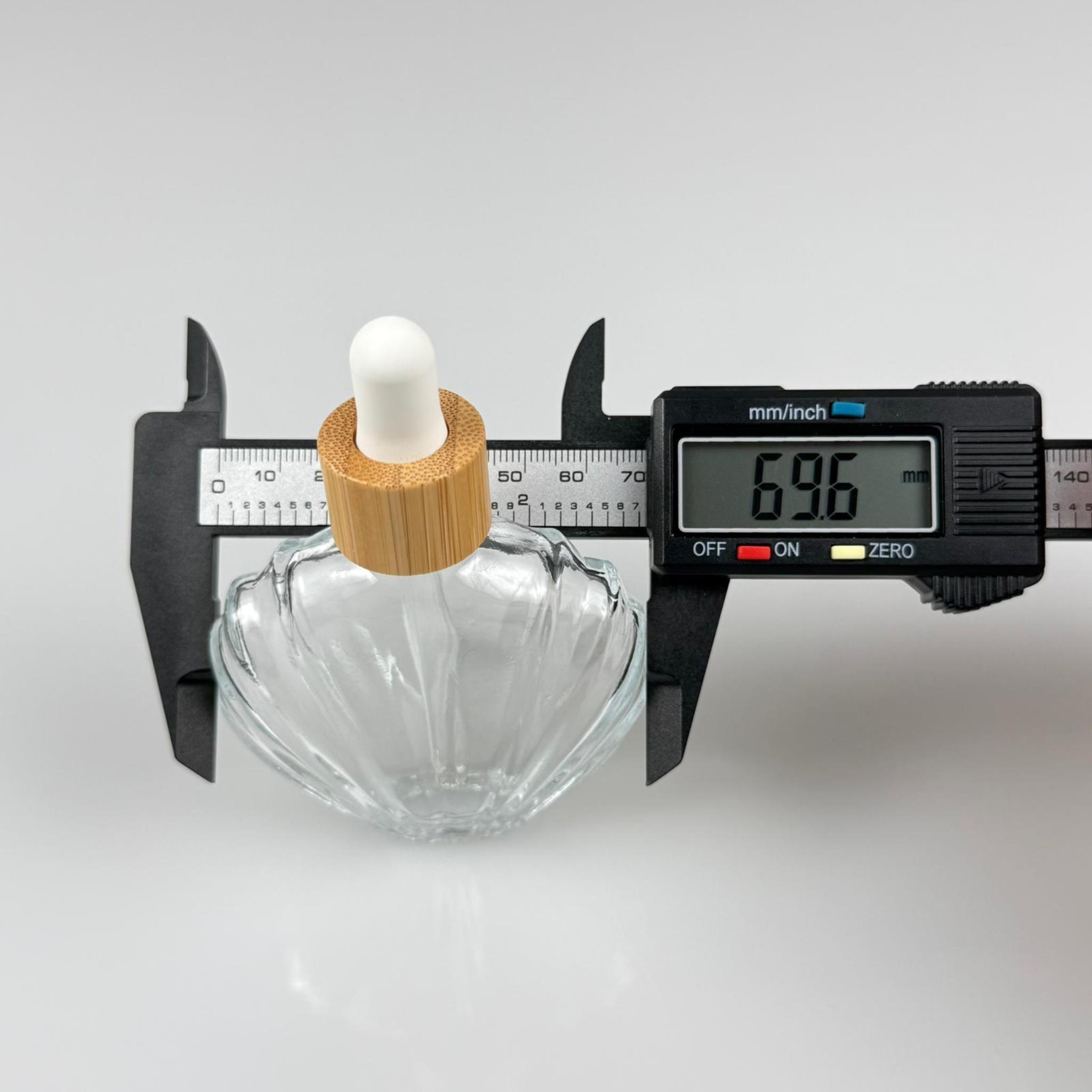 45 CC İSTİRİDYE MODEL PRESTİJLİ CAM DAMLALIKLI ŞİŞE - BEYAZ EMZİK - AHŞAP BAMBU KAPAK - 45 ML CAM DAMLALIKLI ŞİŞE - DAMLALIKLI BOŞ ŞİŞE
